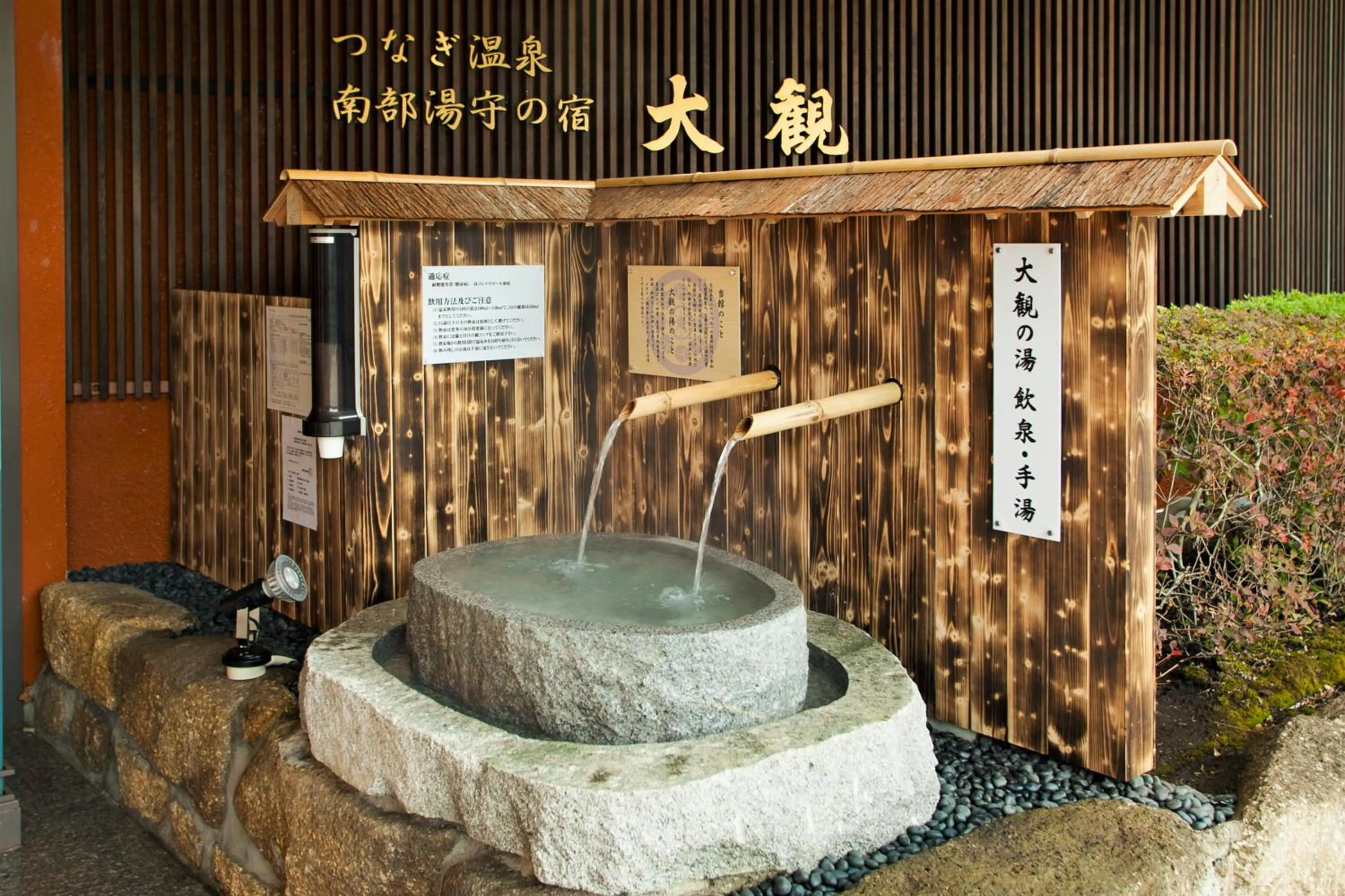 Hot Spring Bath in Hotel Taikan