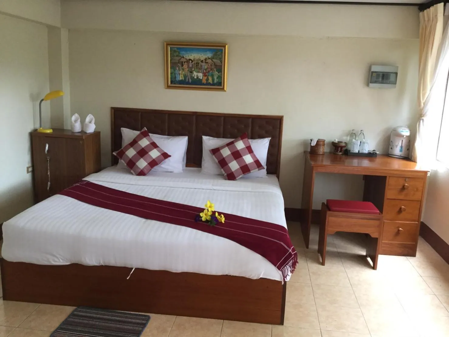 Bed in Mitkhoonyoum Hotel