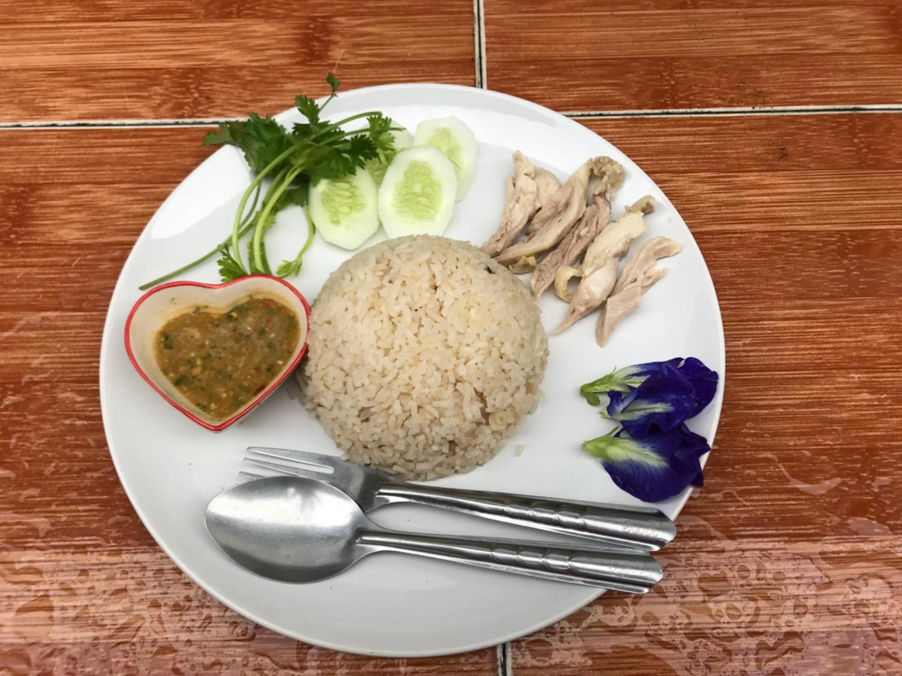 Asian breakfast in Mitkhoonyoum Hotel