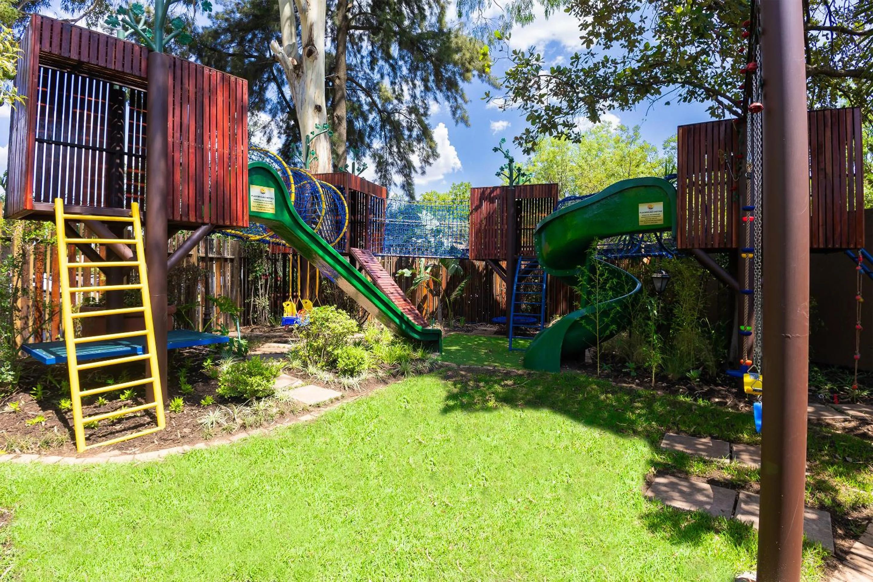 Children play ground in Afrique Boutique Hotel O.R. Tambo