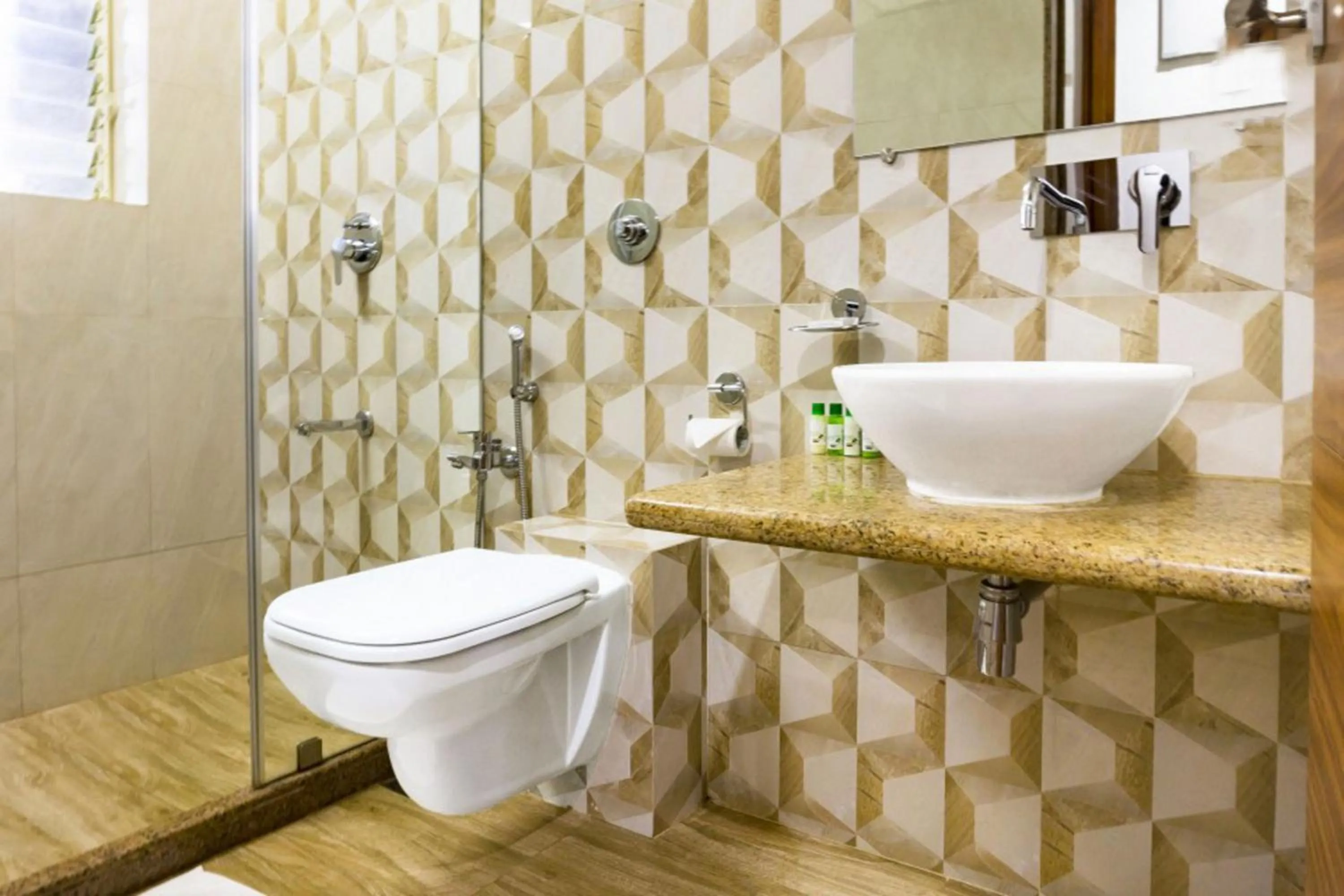 Toilet in La Vida Studio Inn Baga- Goa- By Lords Hotels and Resorts