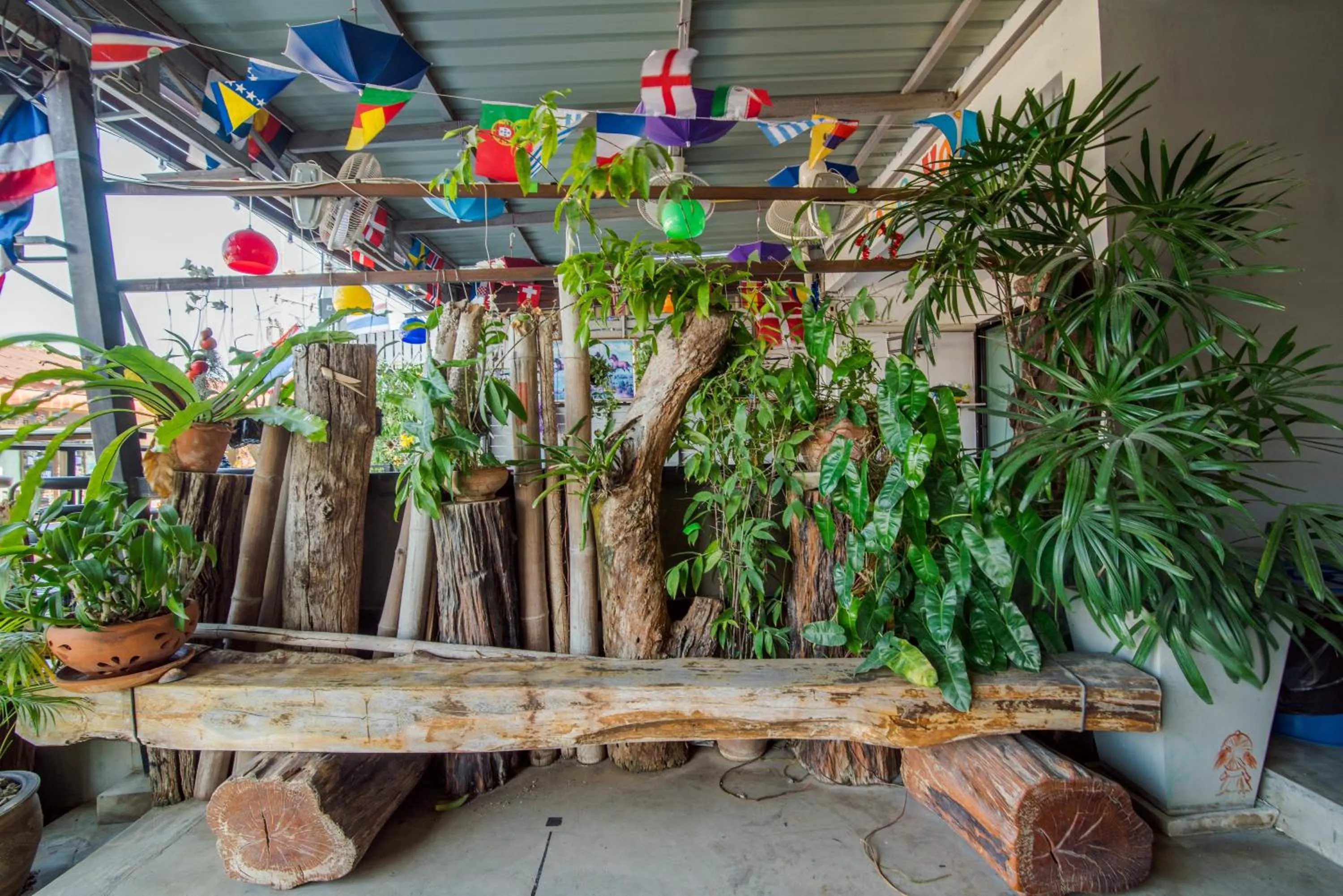 Patio in Lovely Guesthouse 94