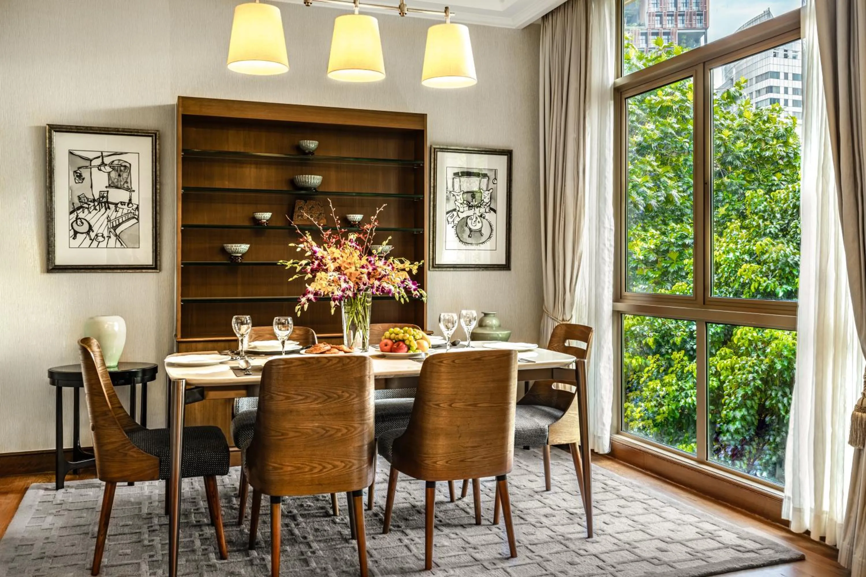 Dining area in Treetops Executive Residences