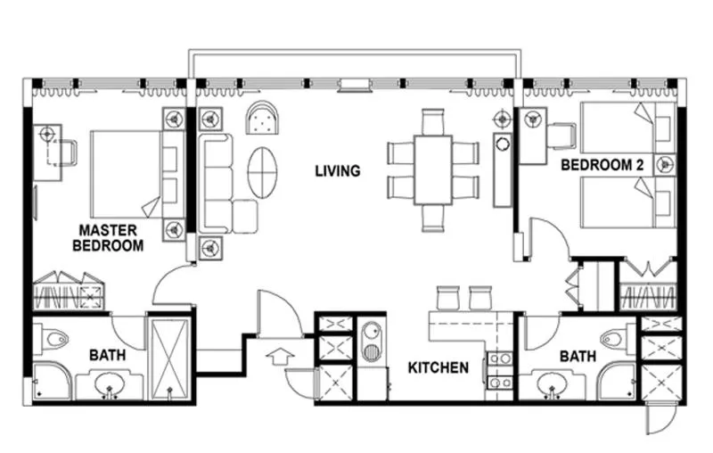 Floor plan in Treetops Executive Residences