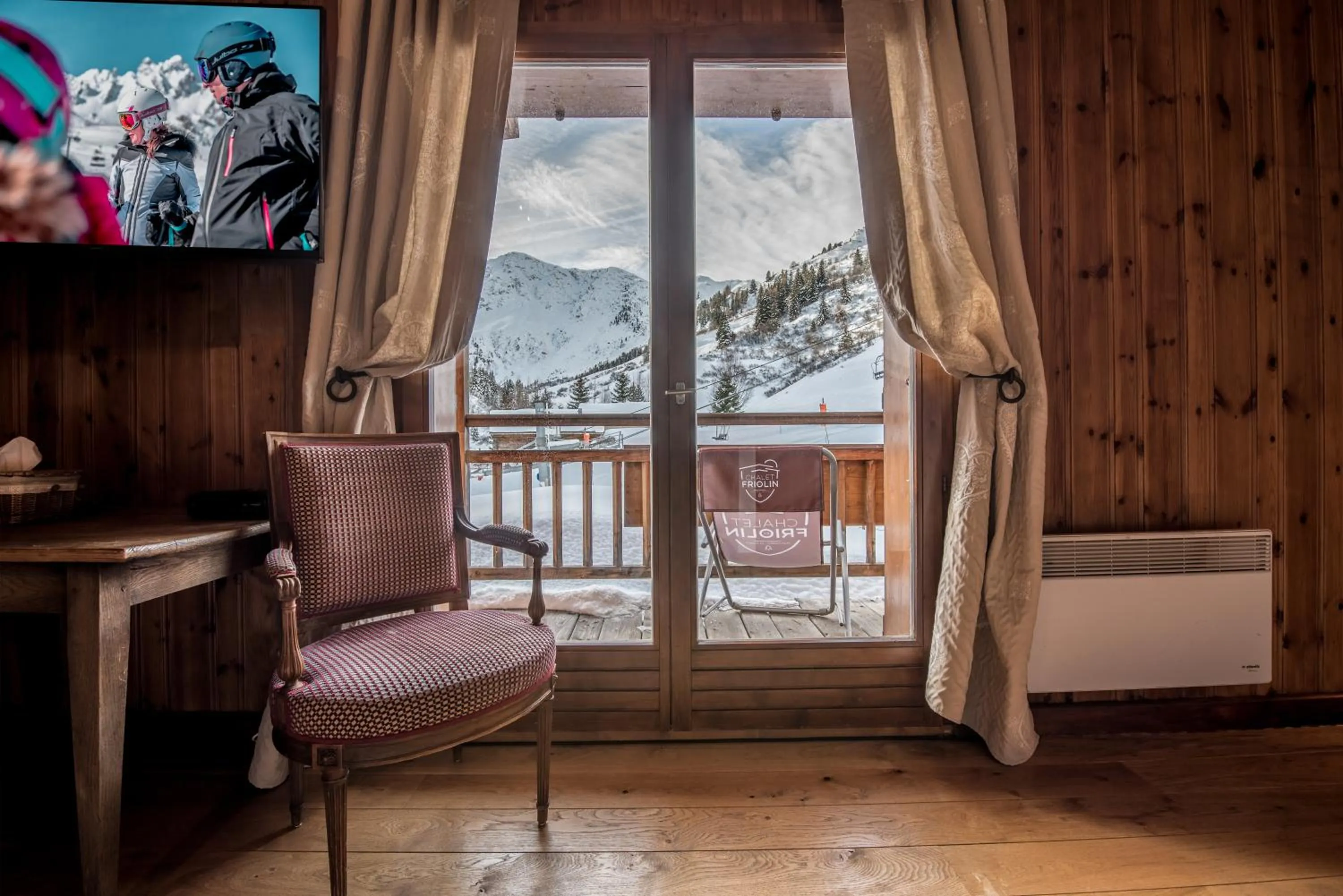Mountain view in Chalet Du Friolin