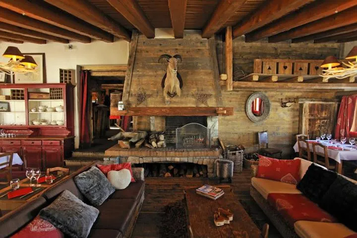 Living room in Chalet Du Friolin