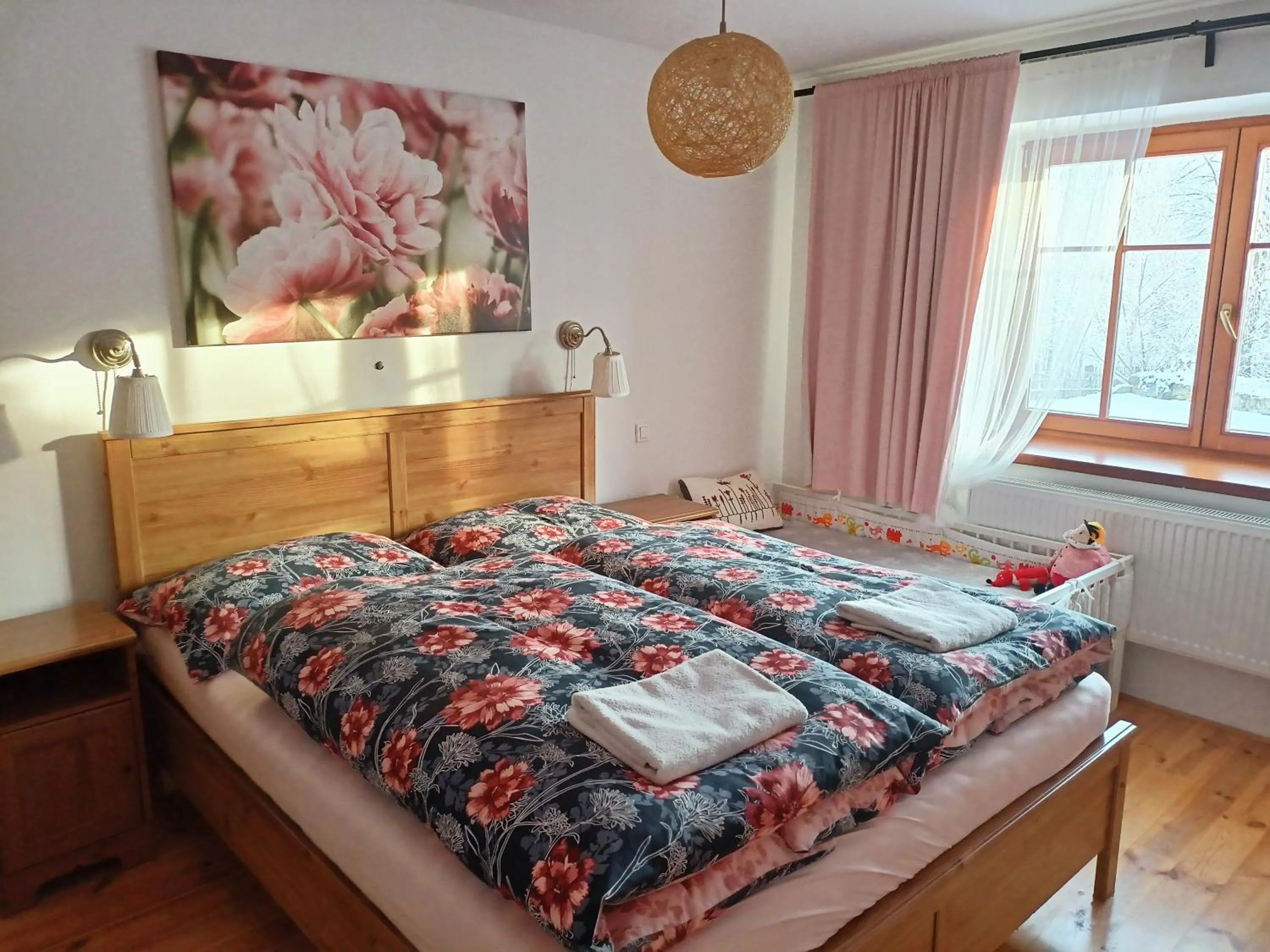 Bedroom, Bed in Farma U Nýdrlů
