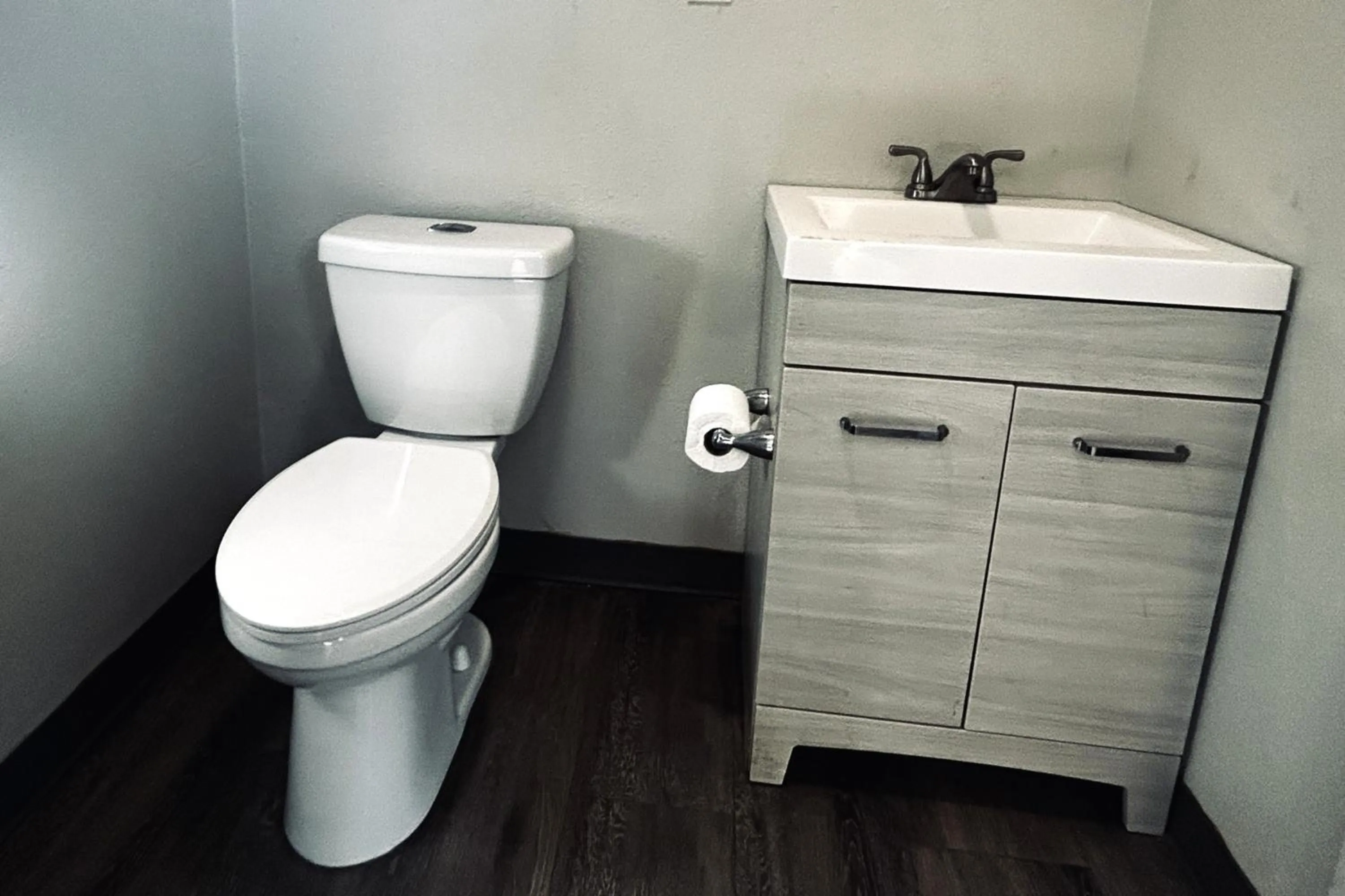 Bathroom in The Queen B Motel, Detroit-Warren