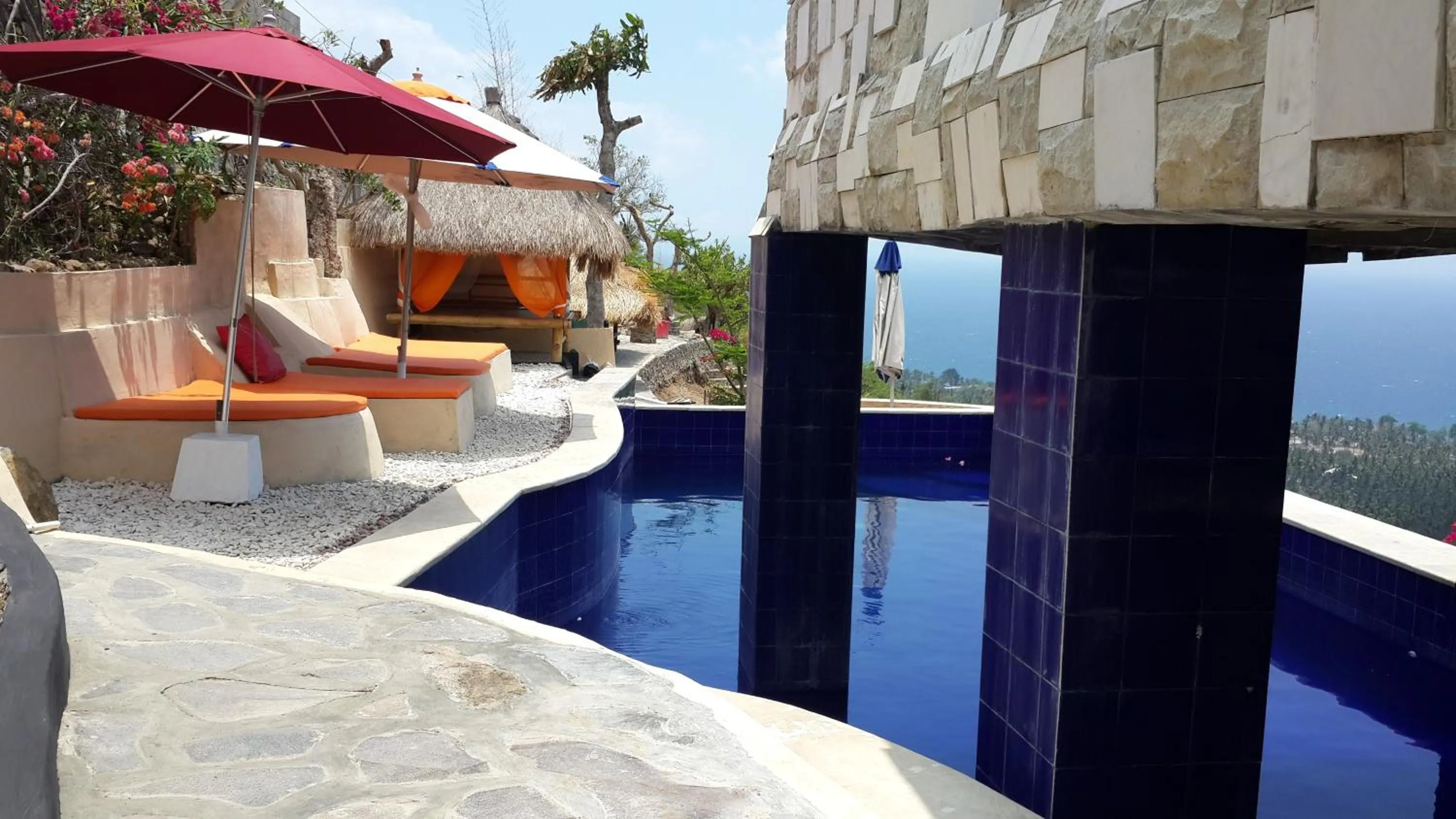 Swimming pool in Rara Villas Lombok