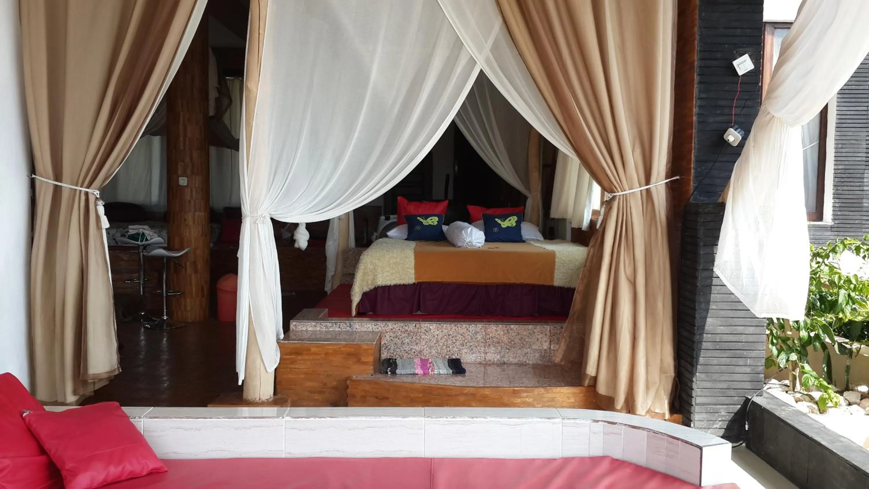 Bed in Rara Villas Lombok