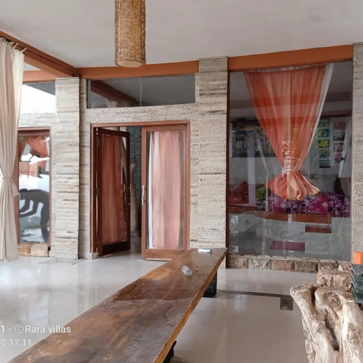 Living room in Rara Villas Lombok