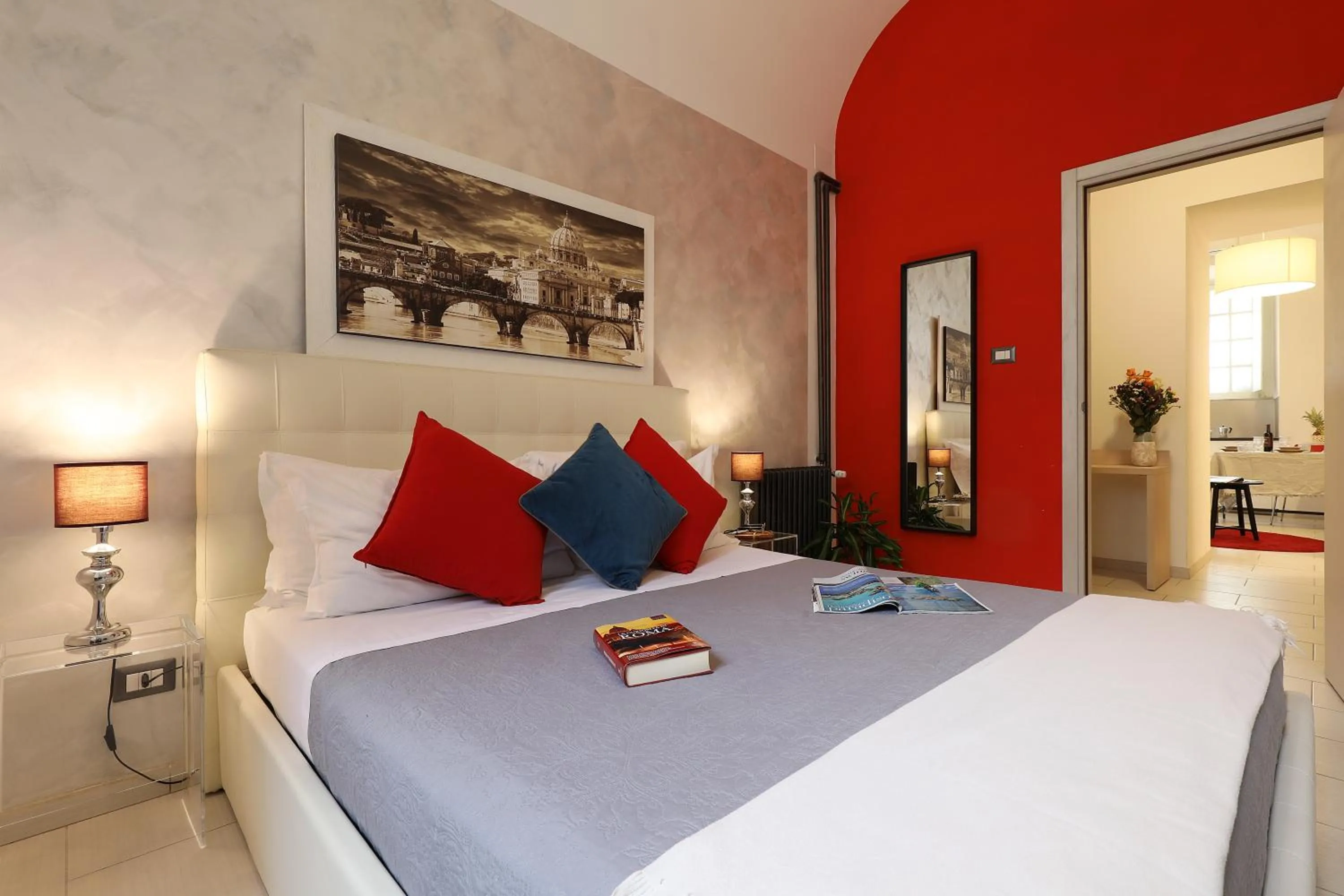 Bed in Grand Tour Rome Suites - Liberty Collection