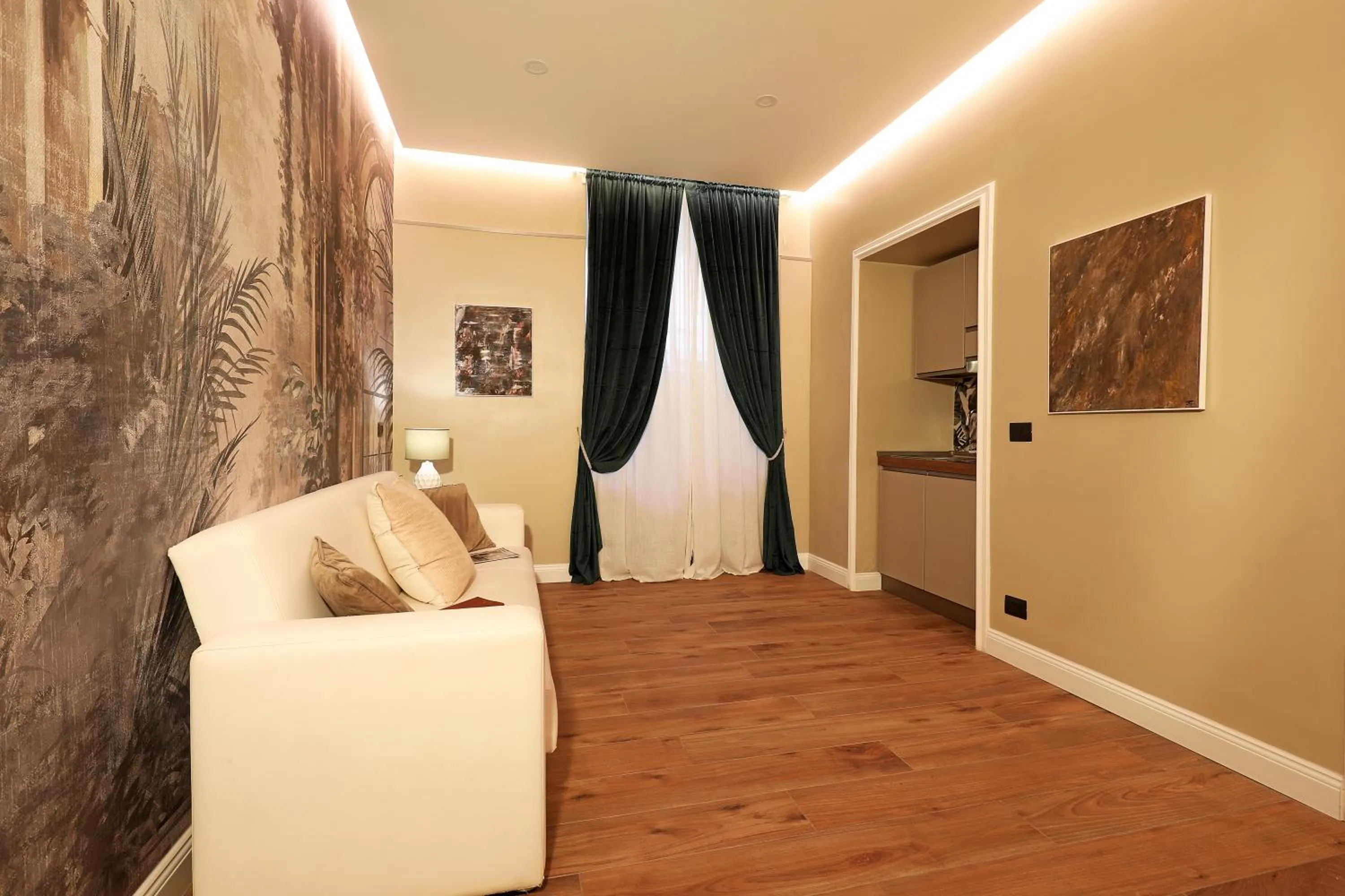 Living room in Grand Tour Rome Suites - Liberty Collection