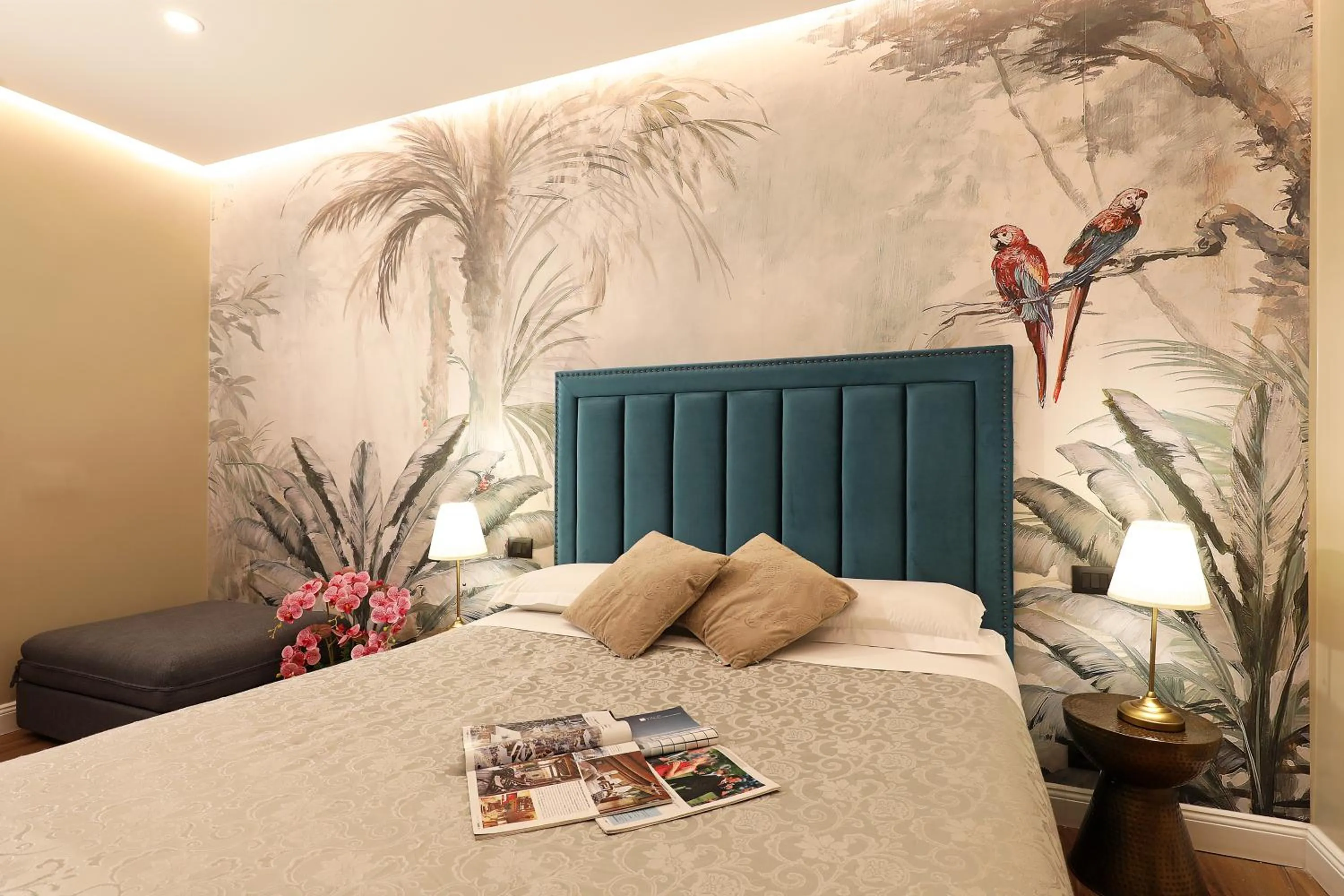 Bed in Grand Tour Rome Suites - Liberty Collection