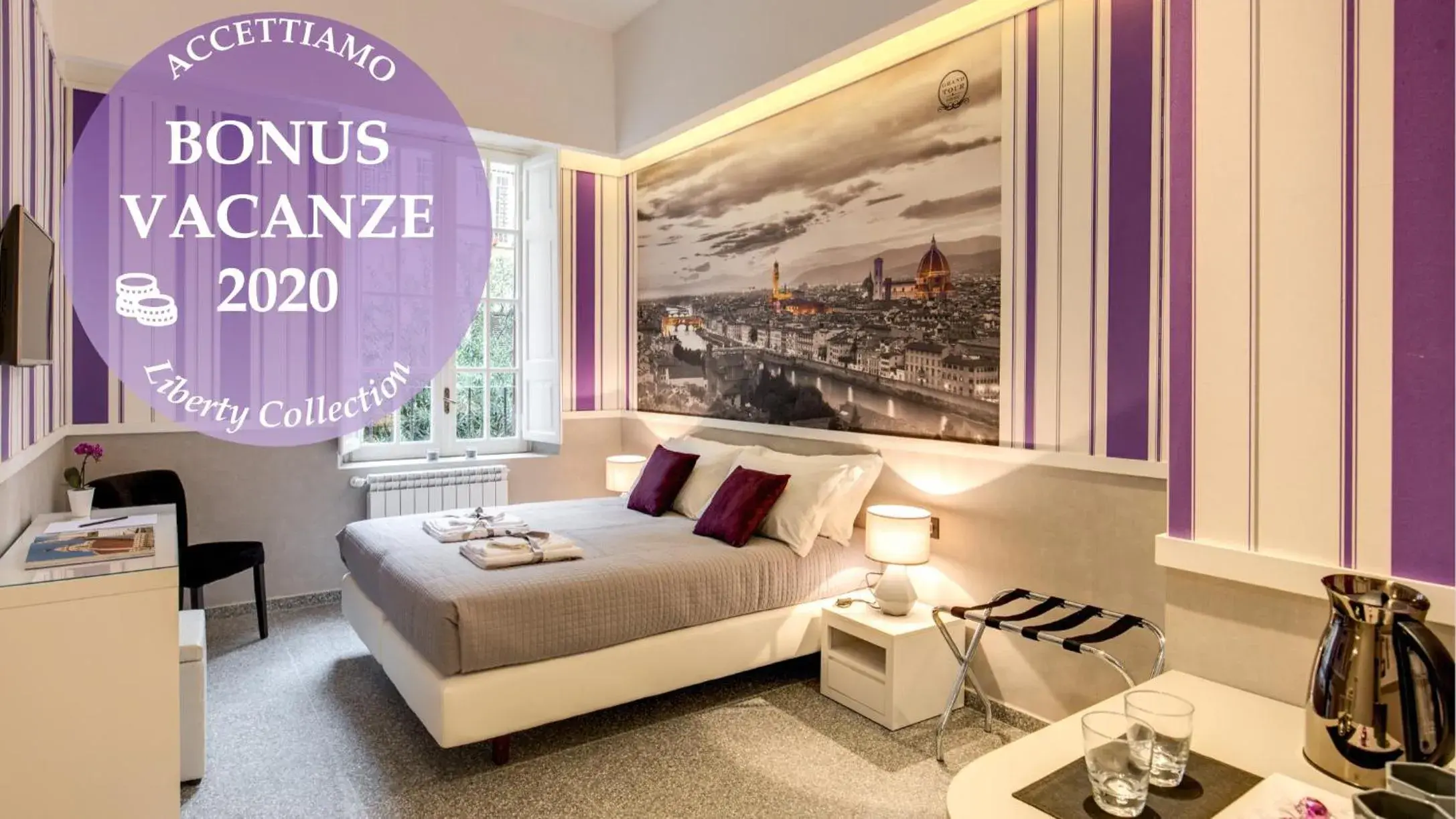 Superior Double Room with Extra Bed in Grand Tour Rome Suites - Liberty Collection Superior Double Room with Extra Bed in Grand Tour Rome Suites - Liberty Collection