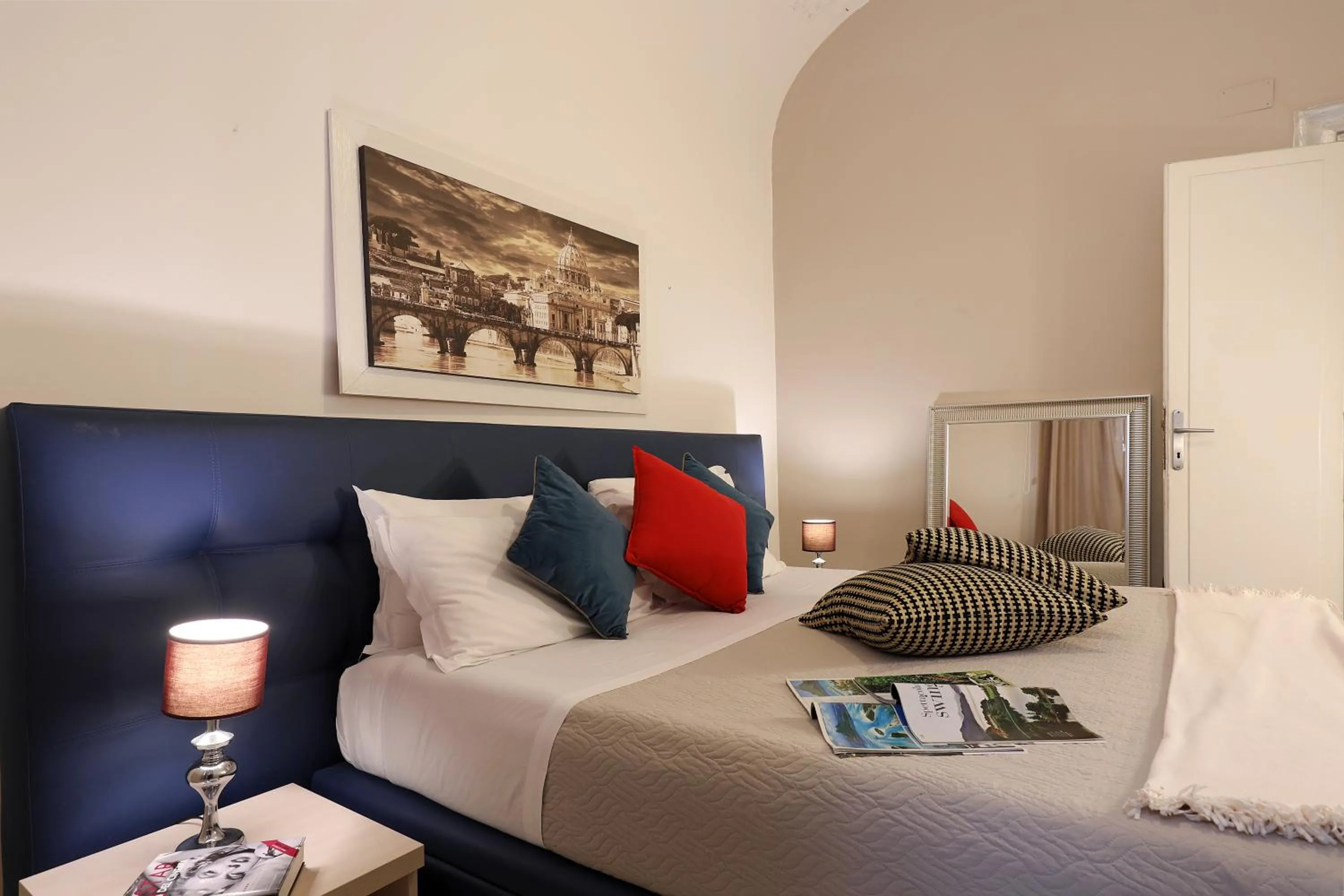 Bed in Grand Tour Rome Suites - Liberty Collection