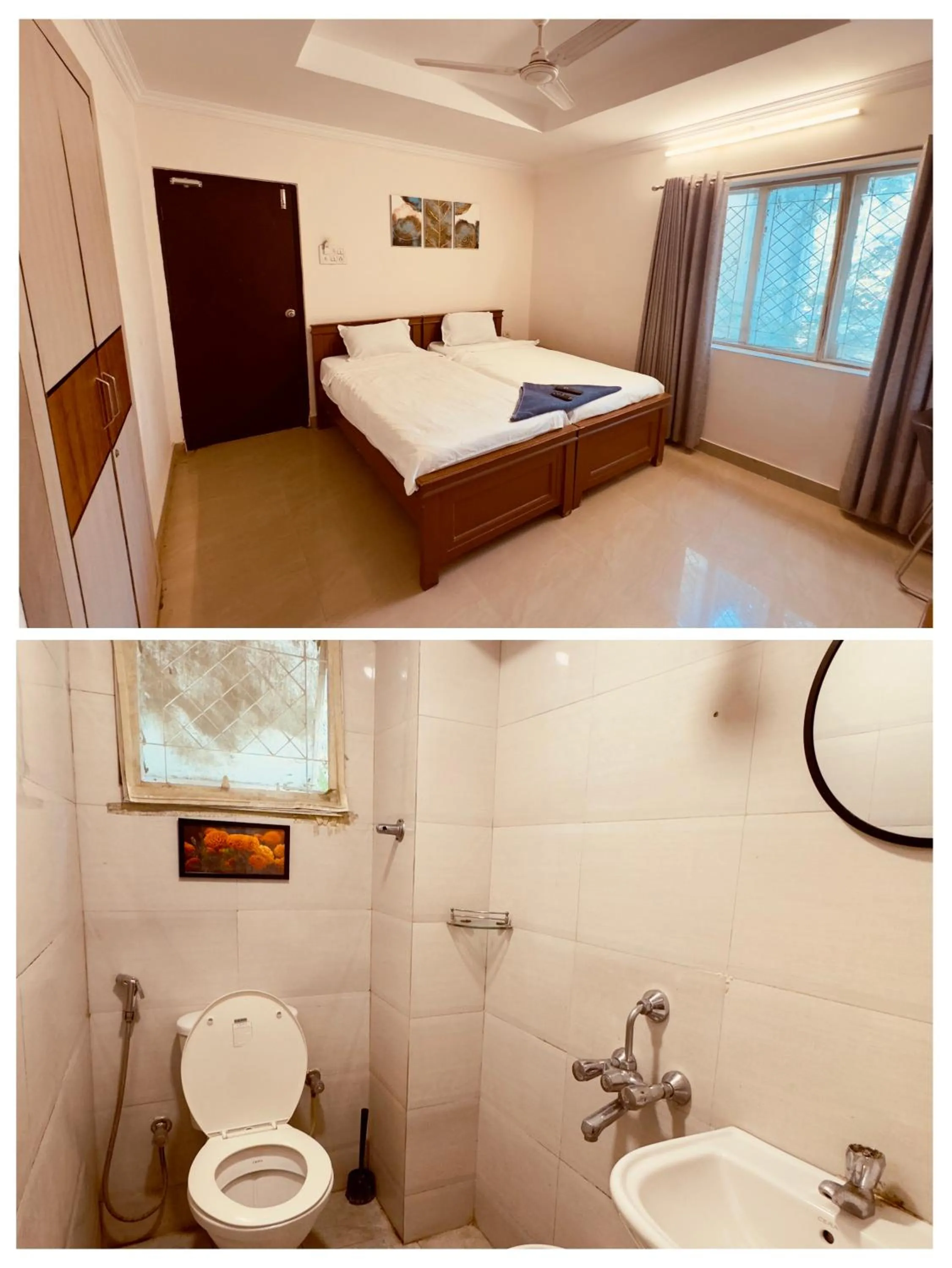 Bed in Cosy Banjara Guest House