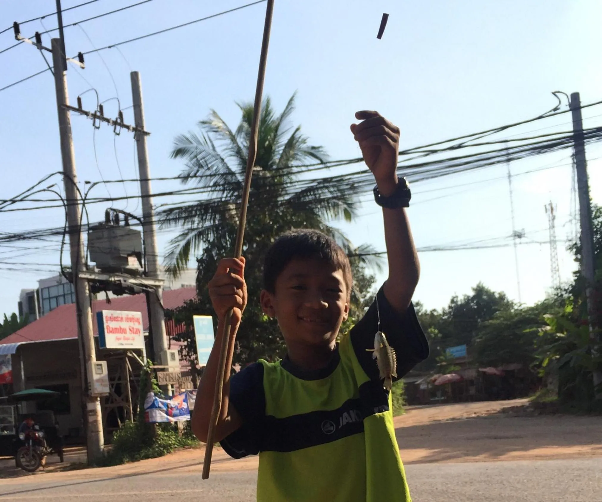 Fishing in Eco-Home Siem Reap Homestay