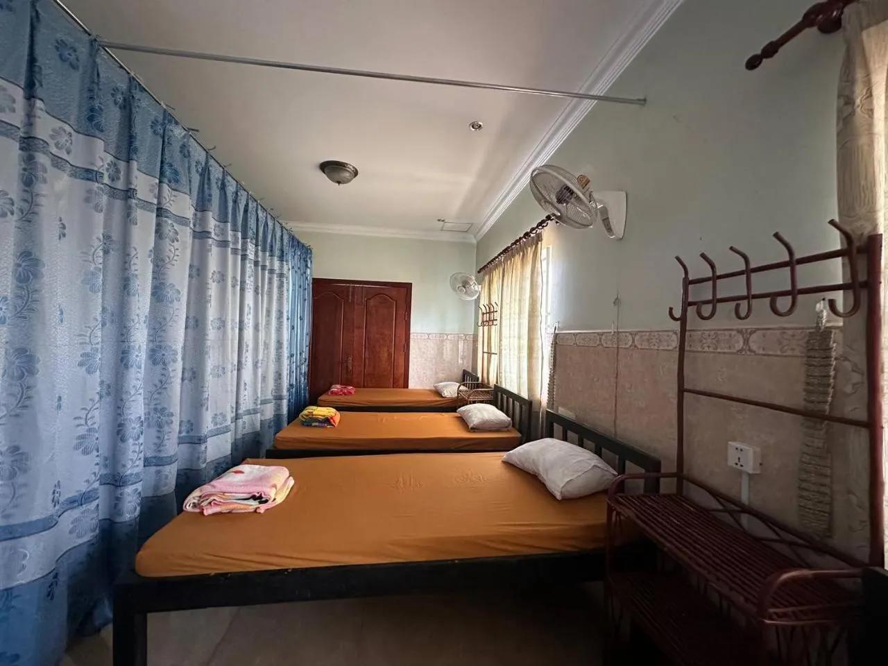 Bed in Eco-Home Siem Reap Homestay