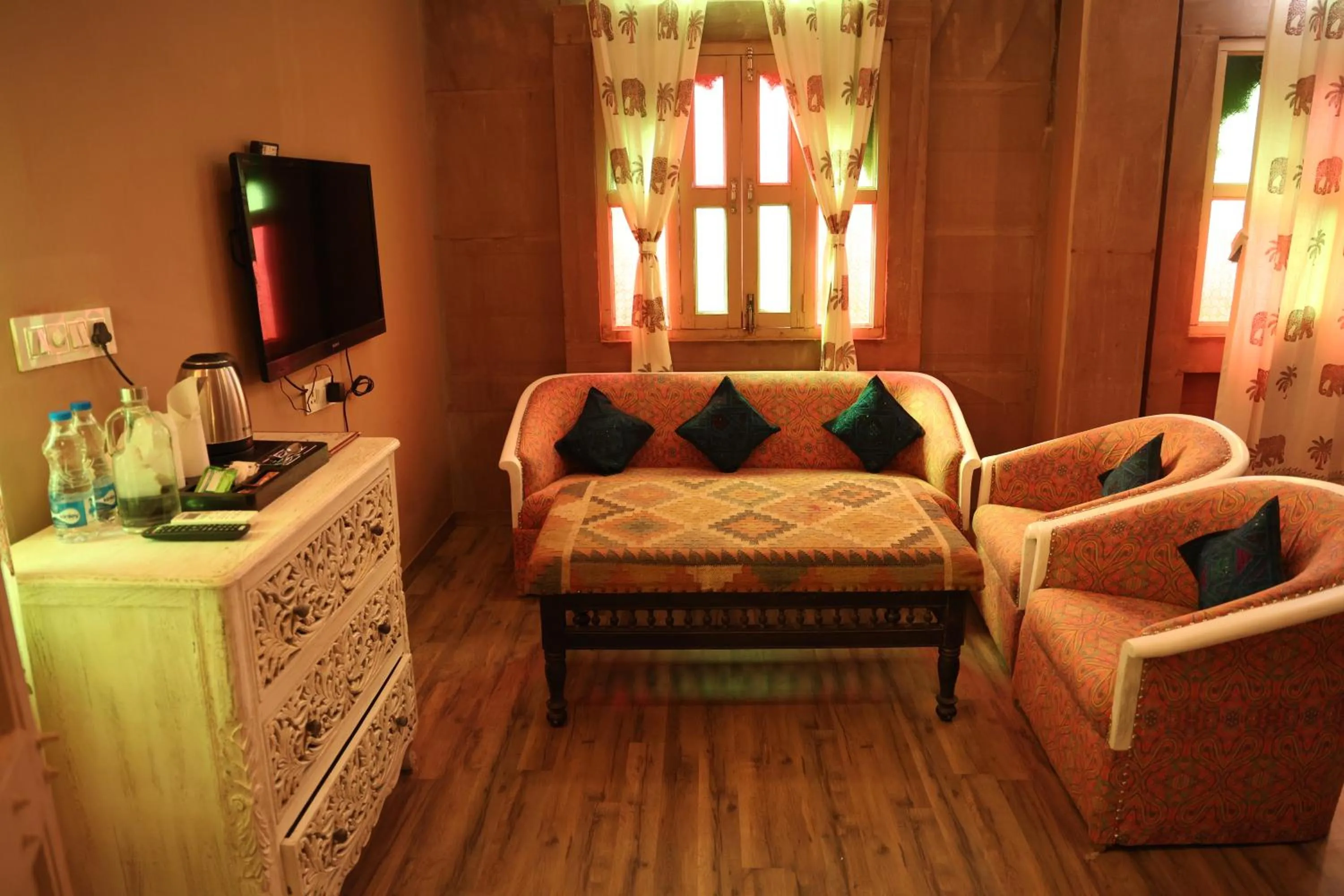 Living room in Rani Mahal