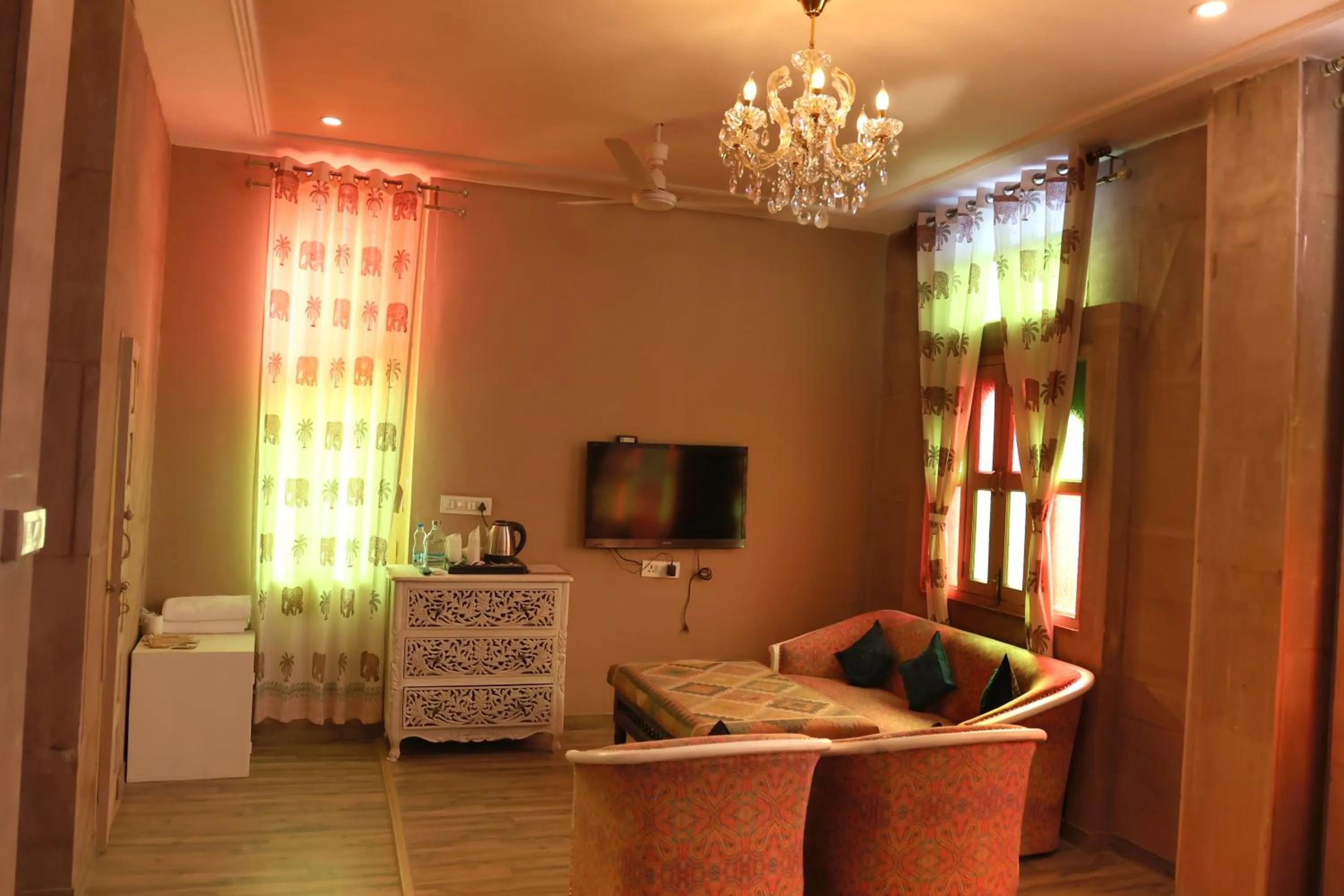 Living room in Rani Mahal