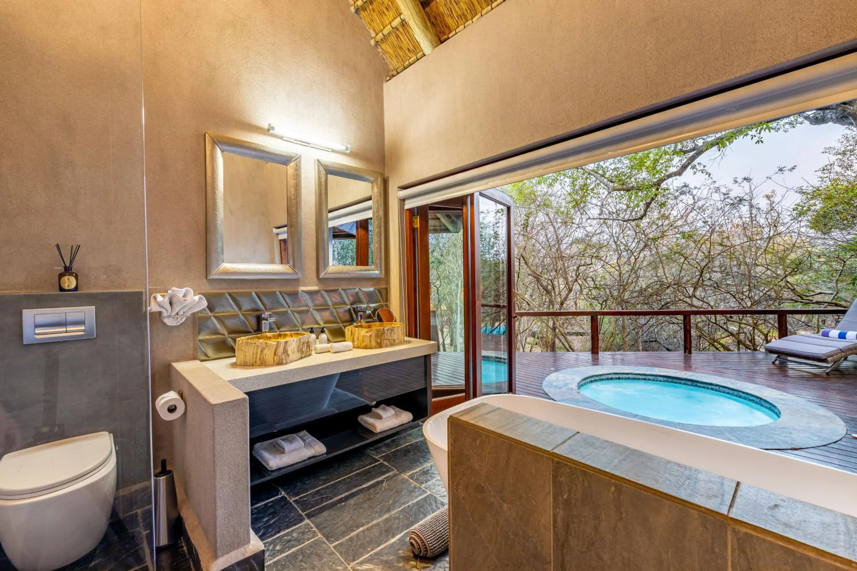 Pool view in Kusudalweni Safari Lodge and Spa