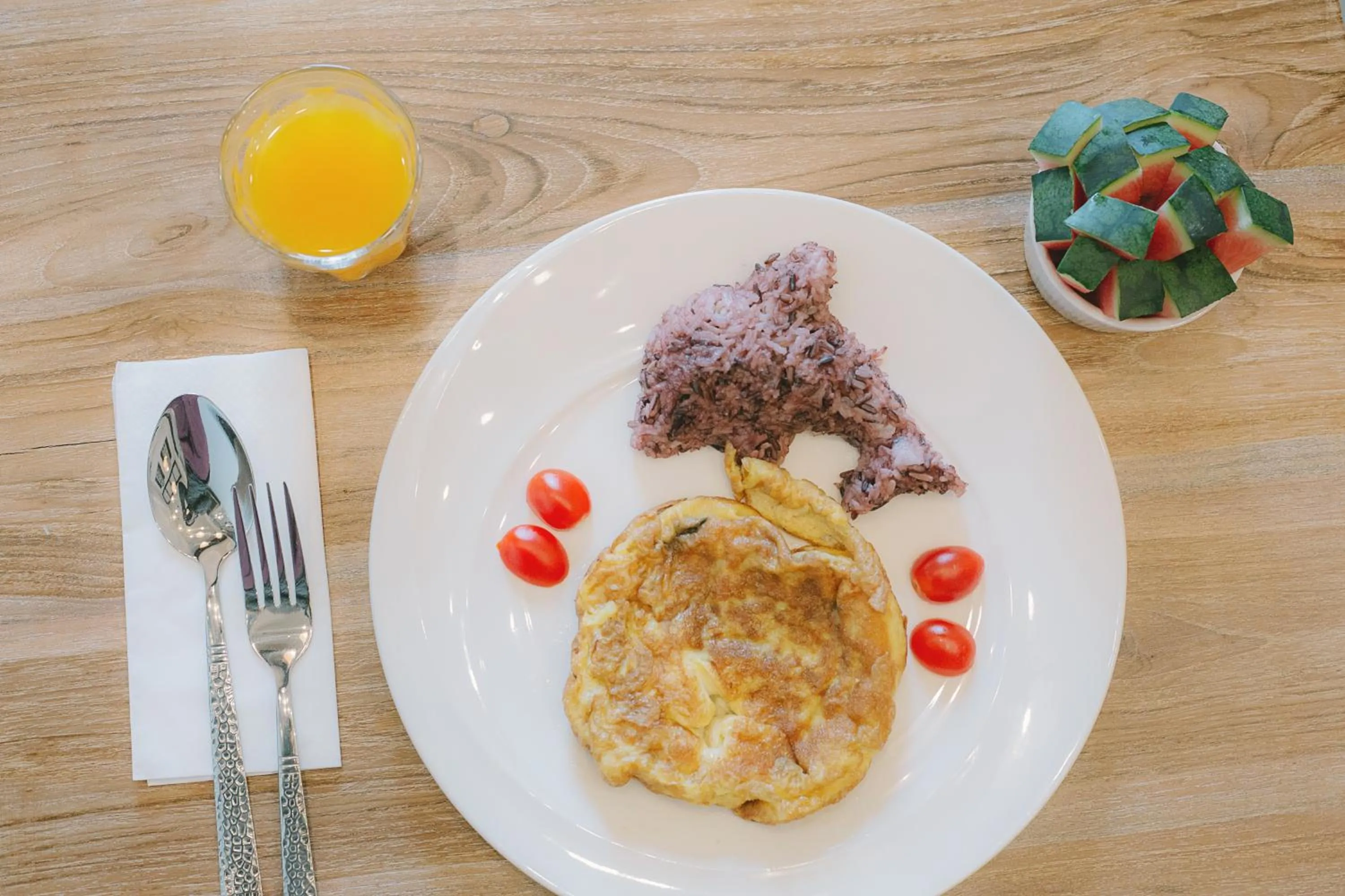 Food close-up in Amaka Bed and Breakfast