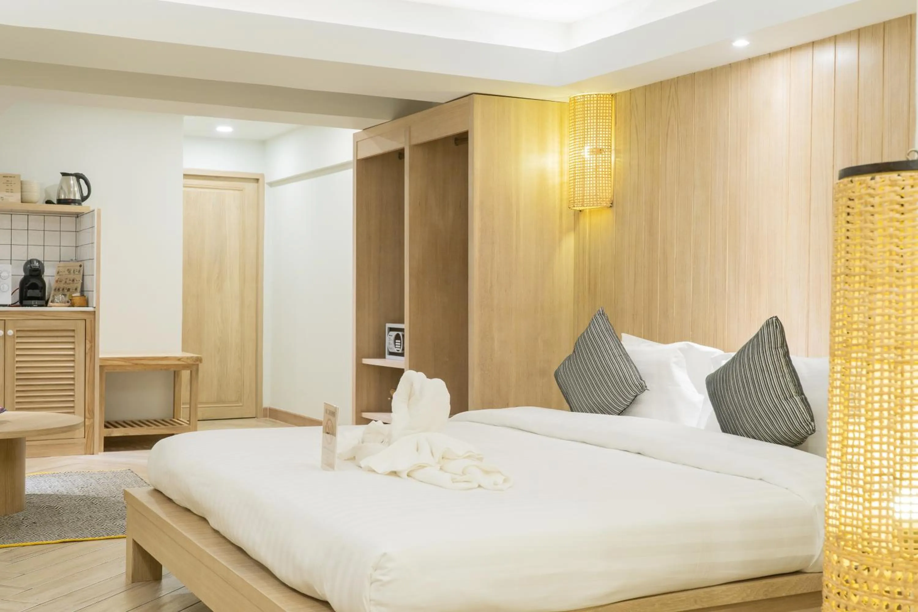 Bed in Amaka Bed and Breakfast