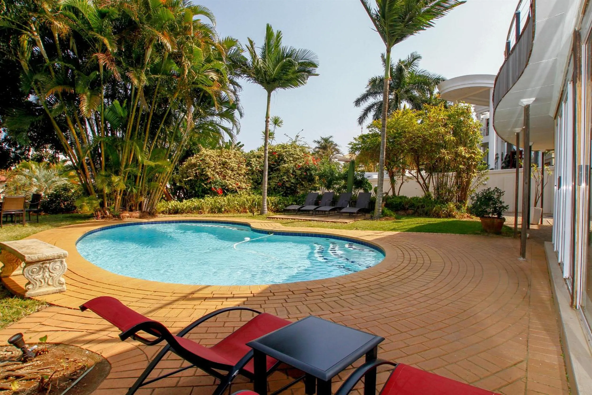 Pool view in The Sandringham Bed & Breakfast and Self-Catering