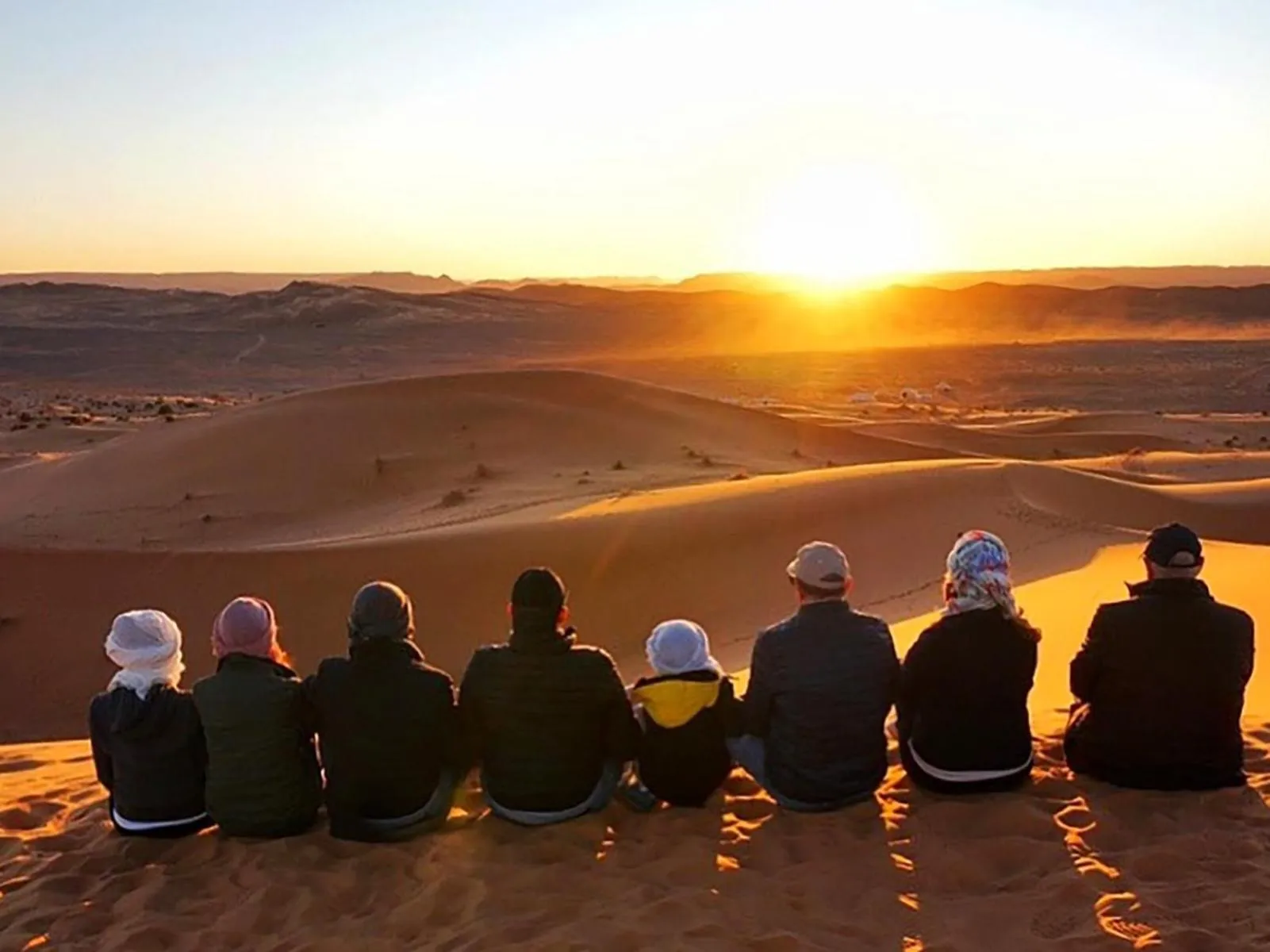 People in Merzouga Luxury Camp