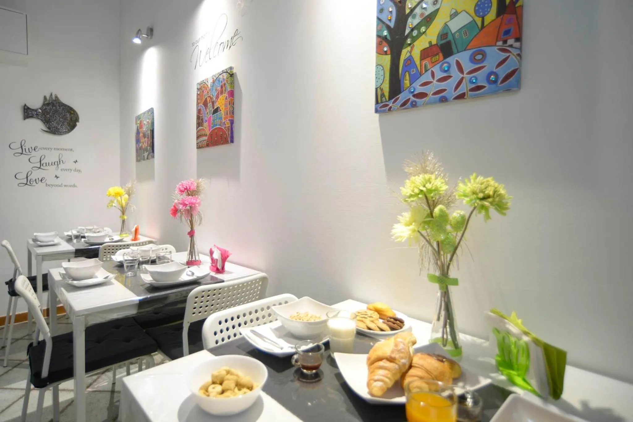 Dining area in B&B Dei Mercanti