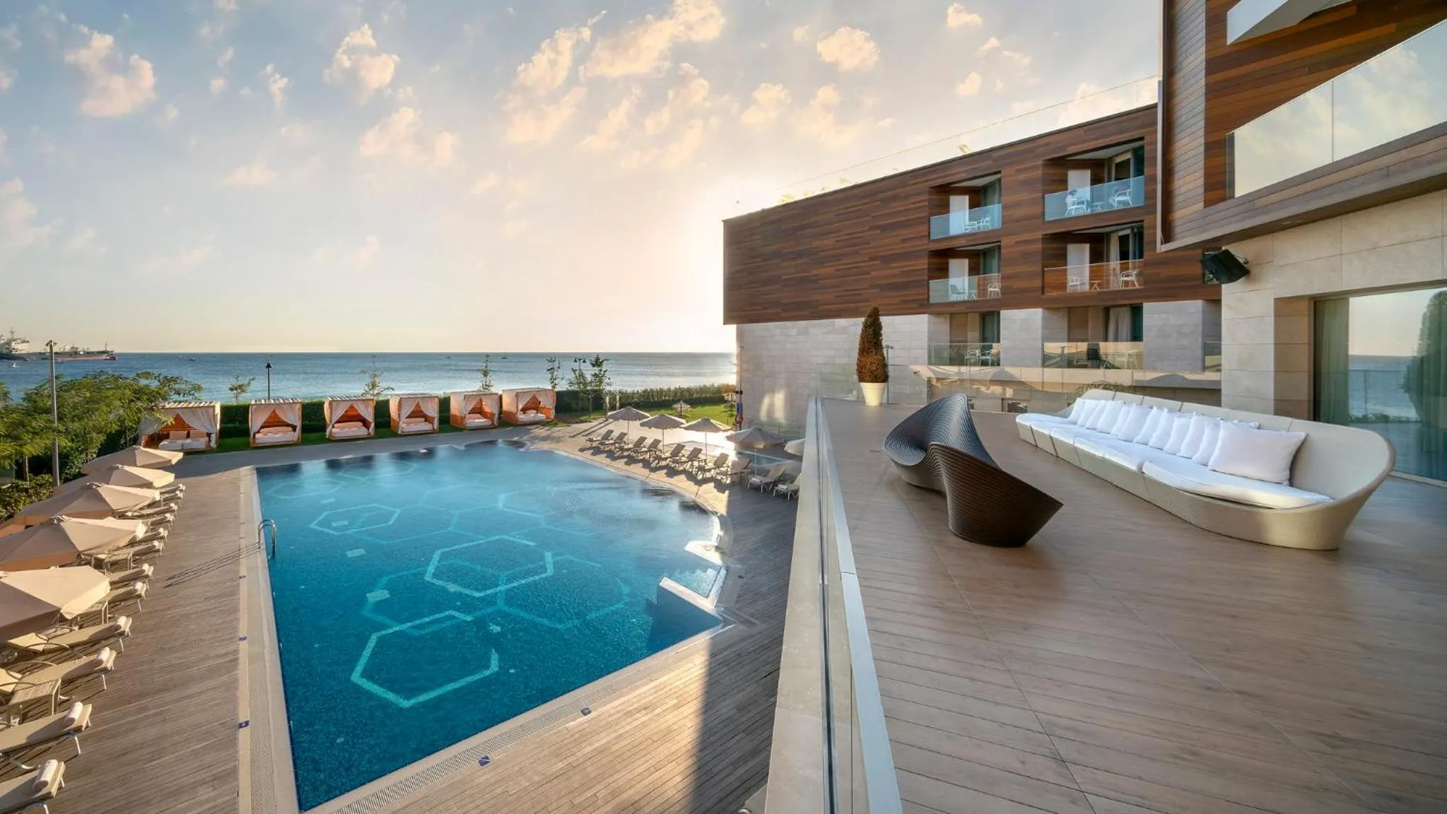 Swimming pool in Crowne Plaza Florya Istanbul by IHG