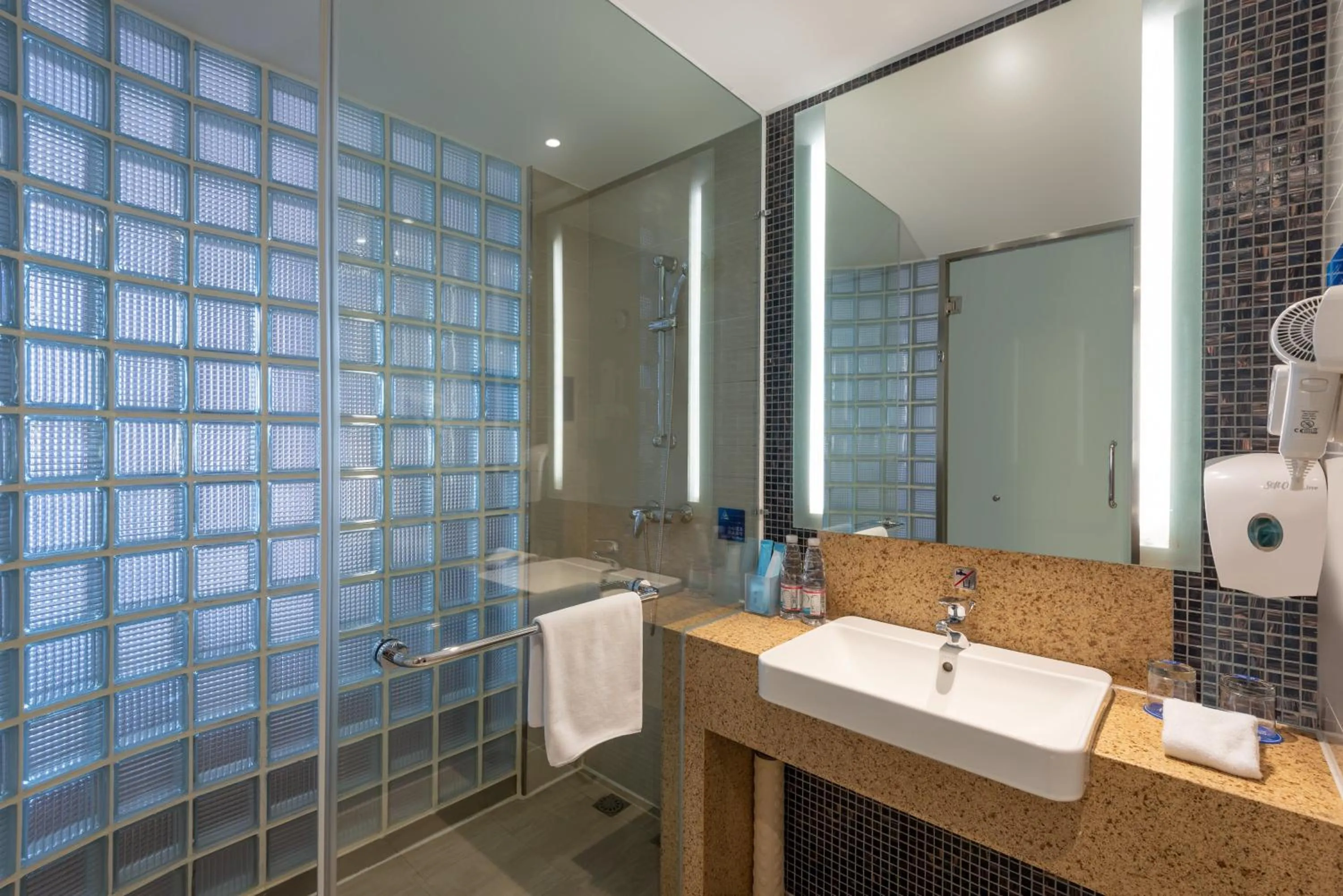 Bathroom in Holiday Inn Express Shanghai Jiading Industry Park by IHG