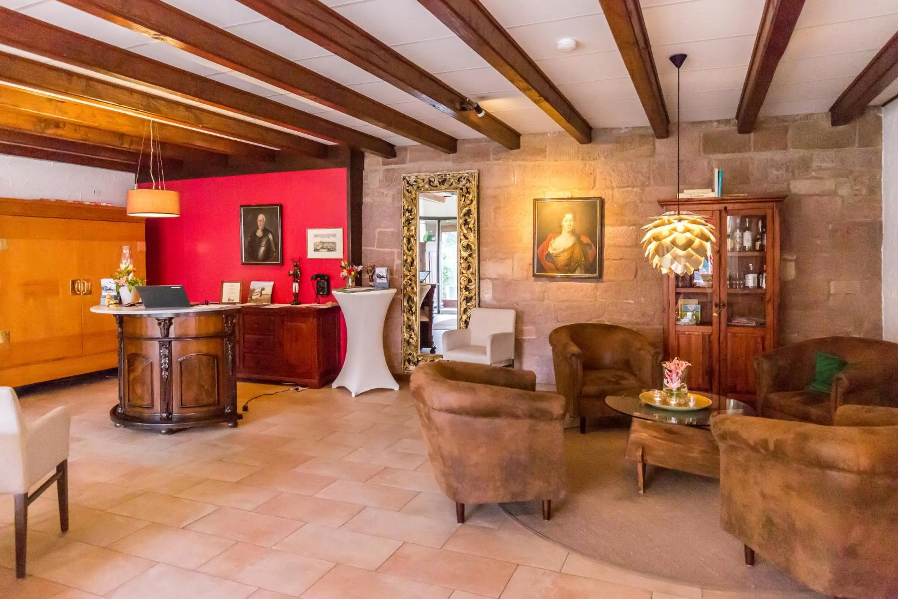 Seating area in Hotel Vorderburg