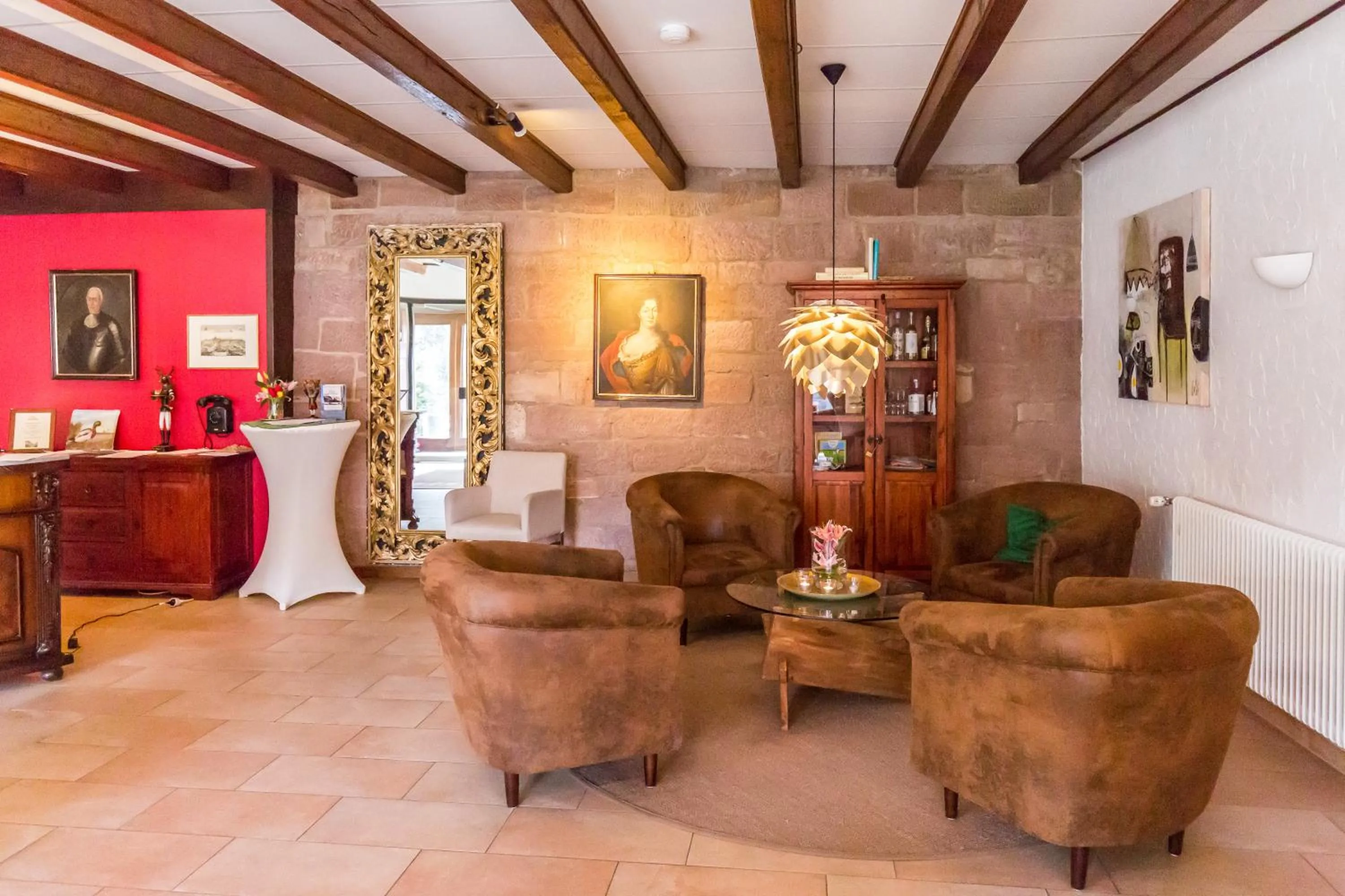 Living room in Hotel Vorderburg