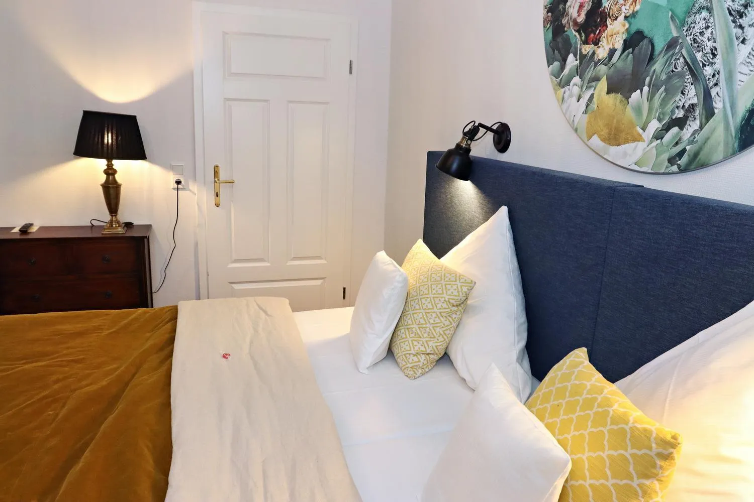 Bed in Hotel Vorderburg