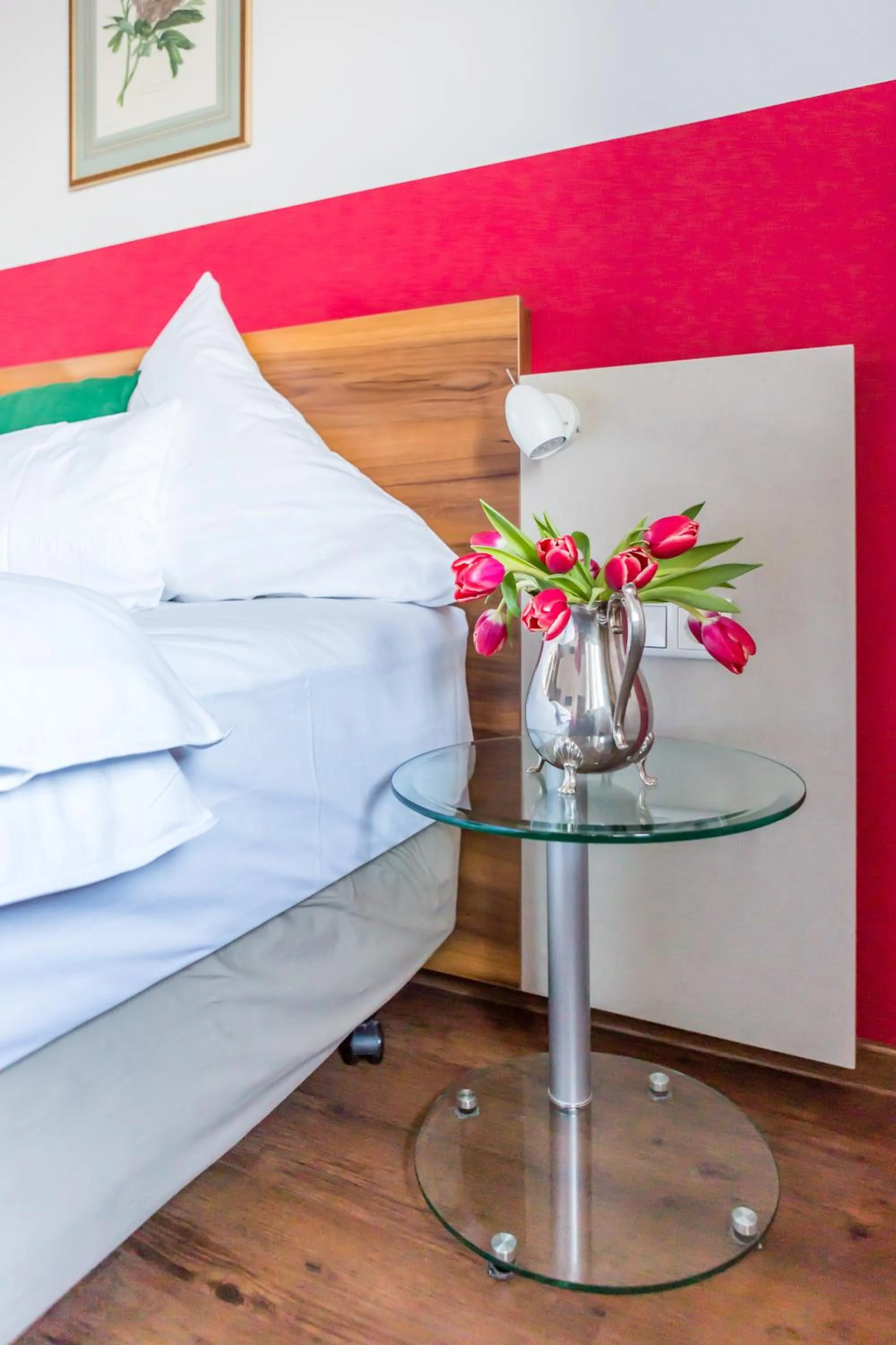 Bed in Hotel Vorderburg