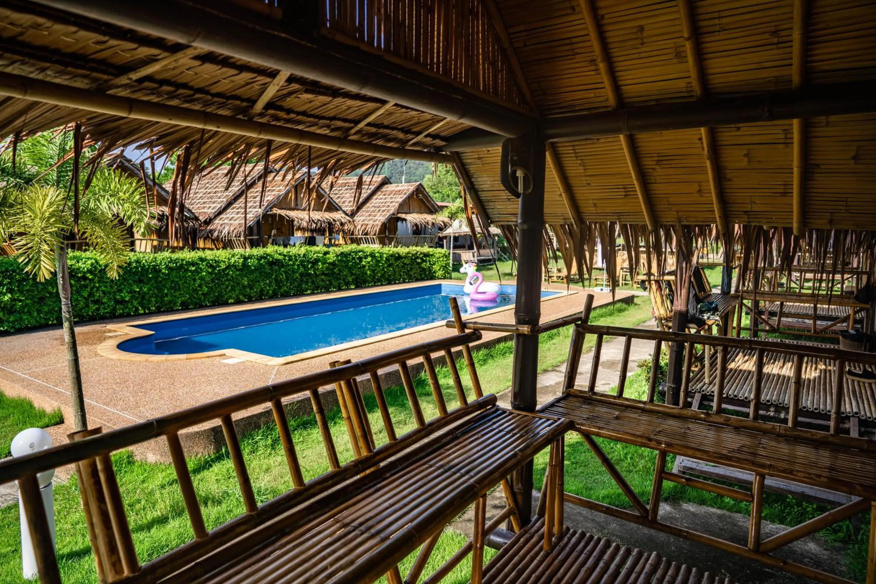 Balcony/Terrace in AoNang Bamboo Pool Resort