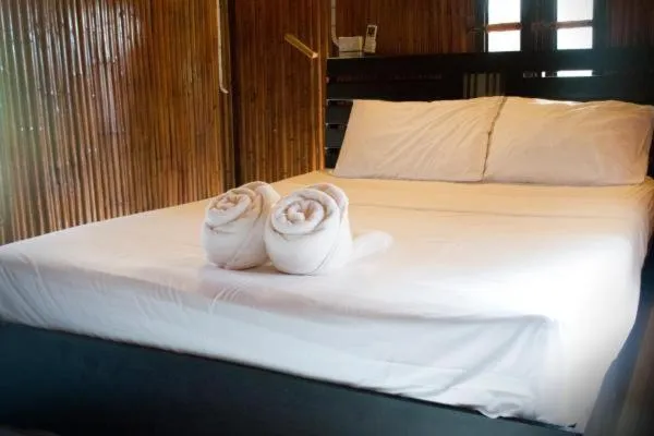 Bed in AoNang Bamboo Pool Resort