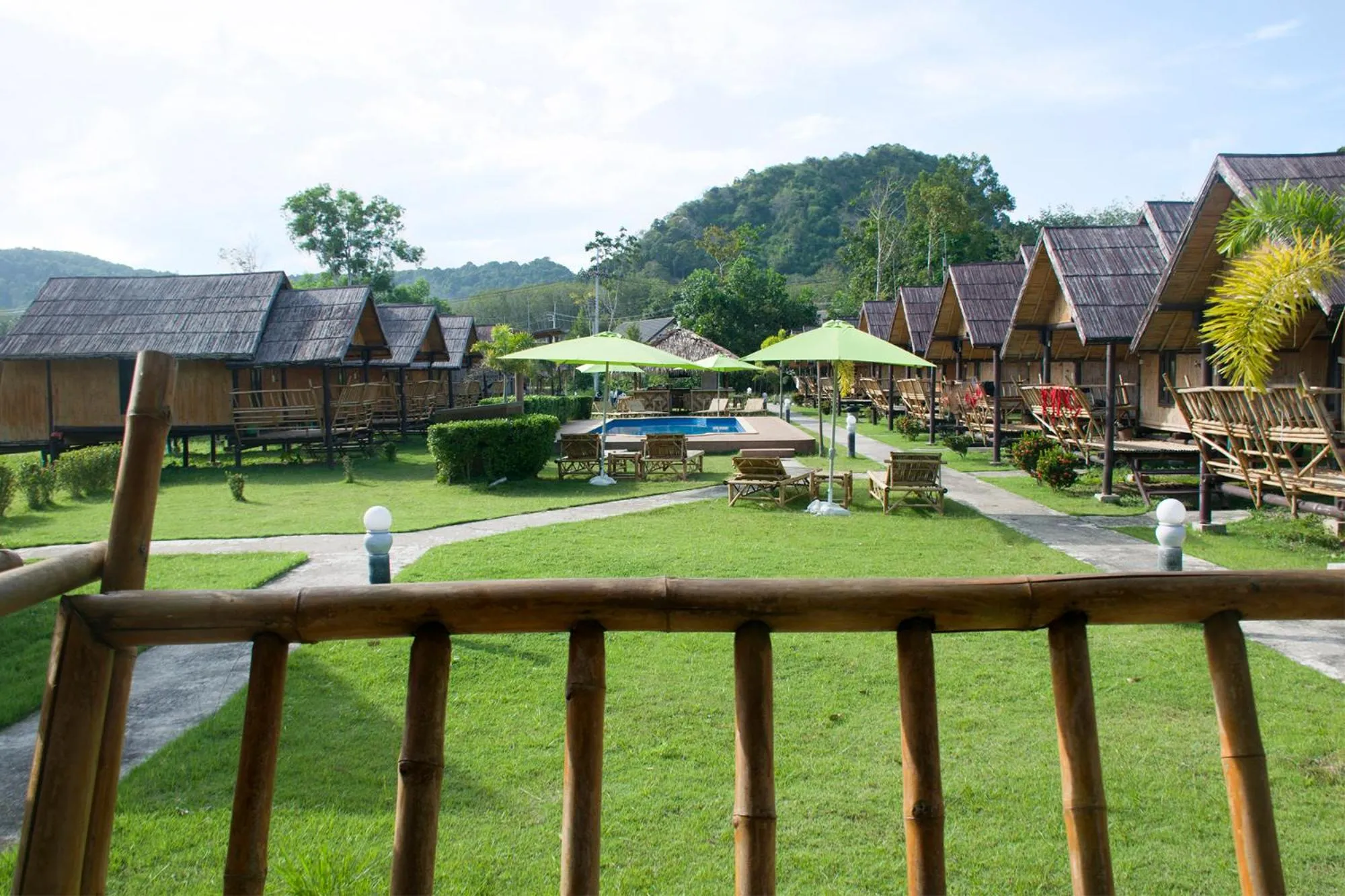 Mountain view in AoNang Bamboo Pool Resort