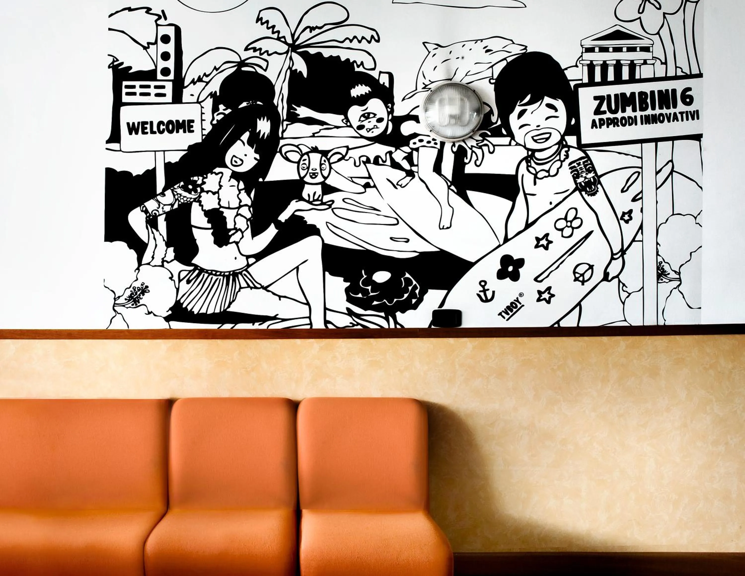 Decorative detail in La Cordata Accommodation - Zumbini 6