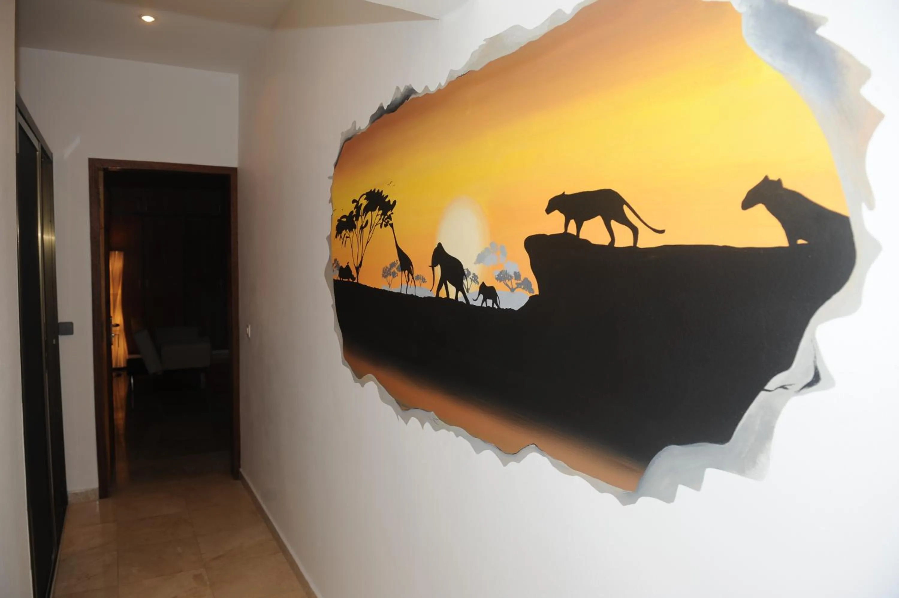 Decorative detail in Residence Helios