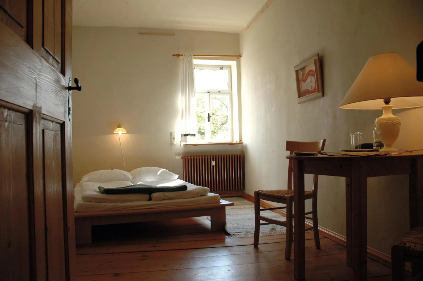 Bed in Schloss Herberge Hohenerxleben