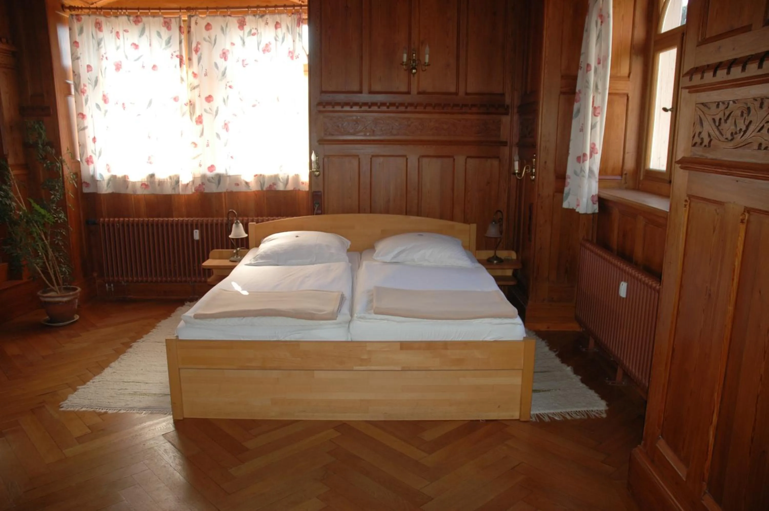 Bed in Schloss Herberge Hohenerxleben