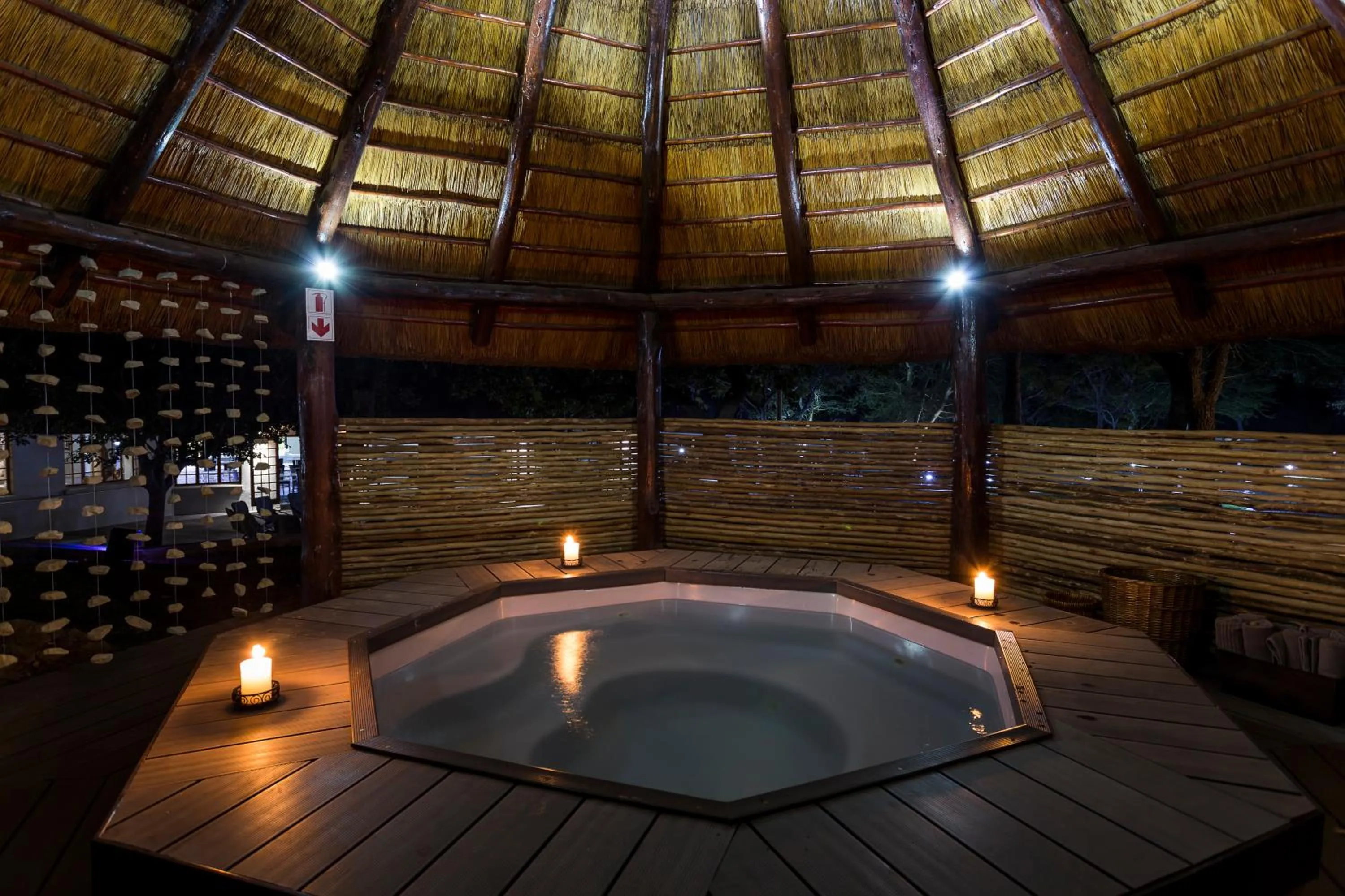 Hot Tub in Monate Game Lodge