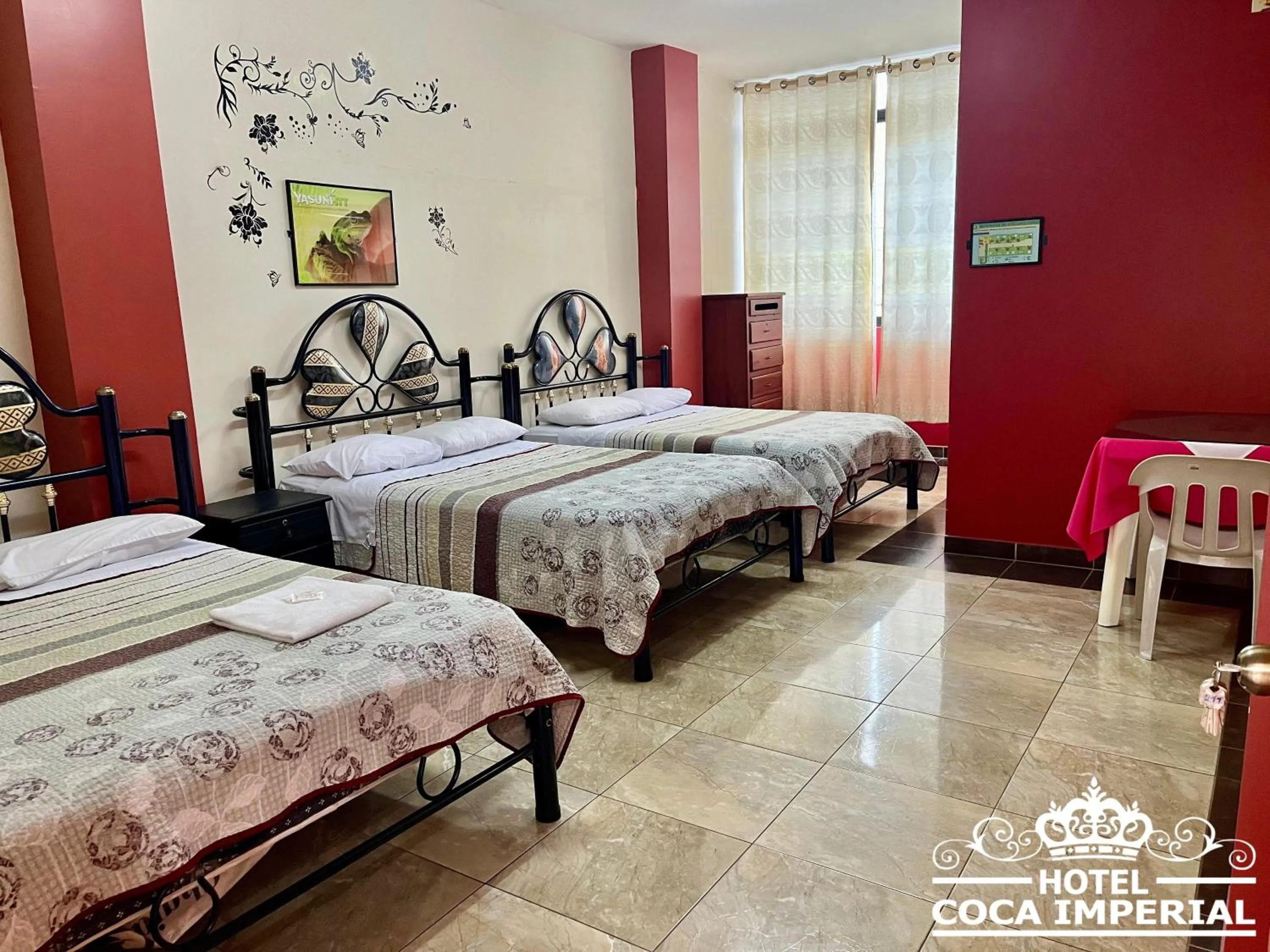 Bed in Hotel Coca Imperial