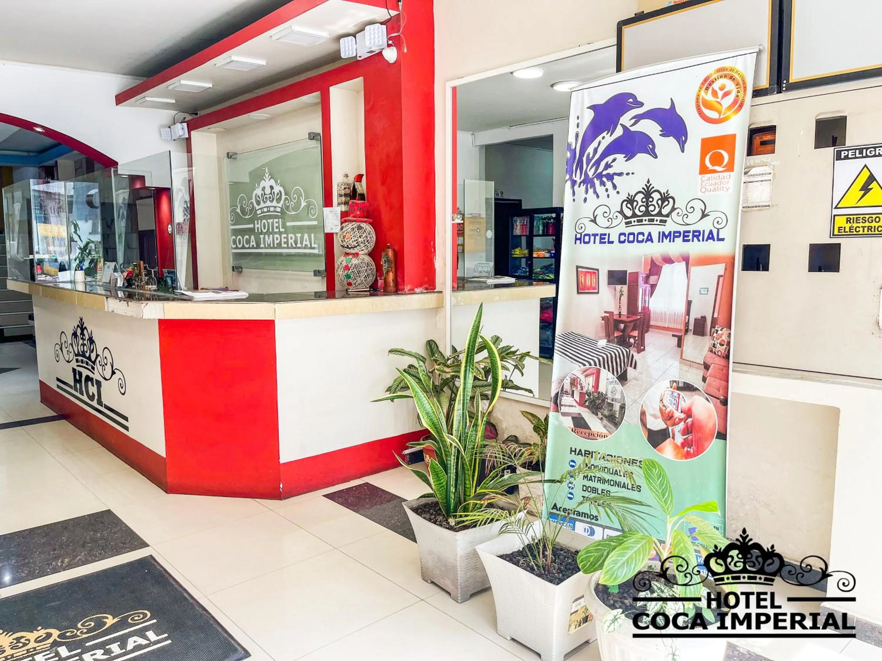 Lobby or reception in Hotel Coca Imperial