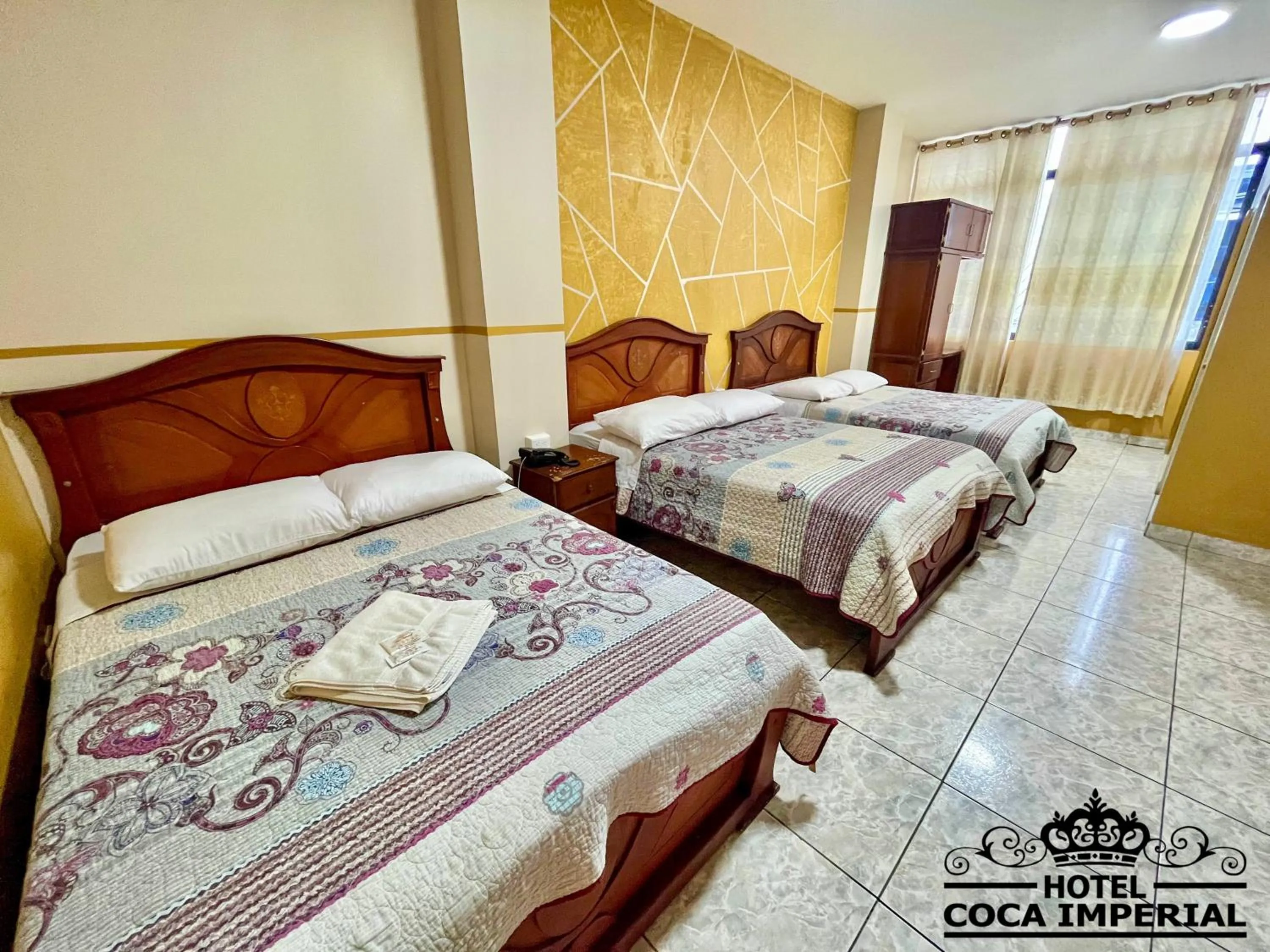 Bed in Hotel Coca Imperial