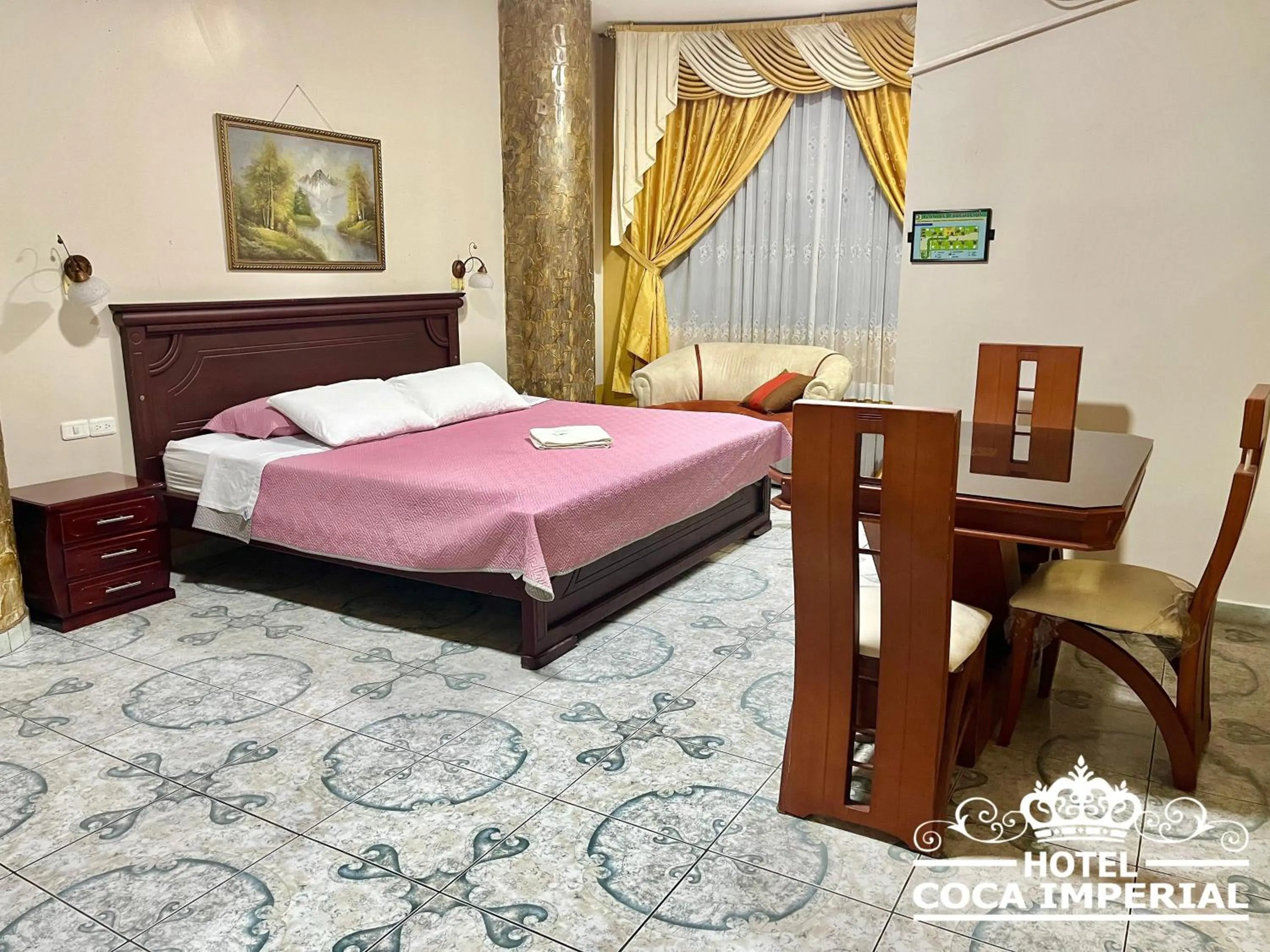 Bed in Hotel Coca Imperial