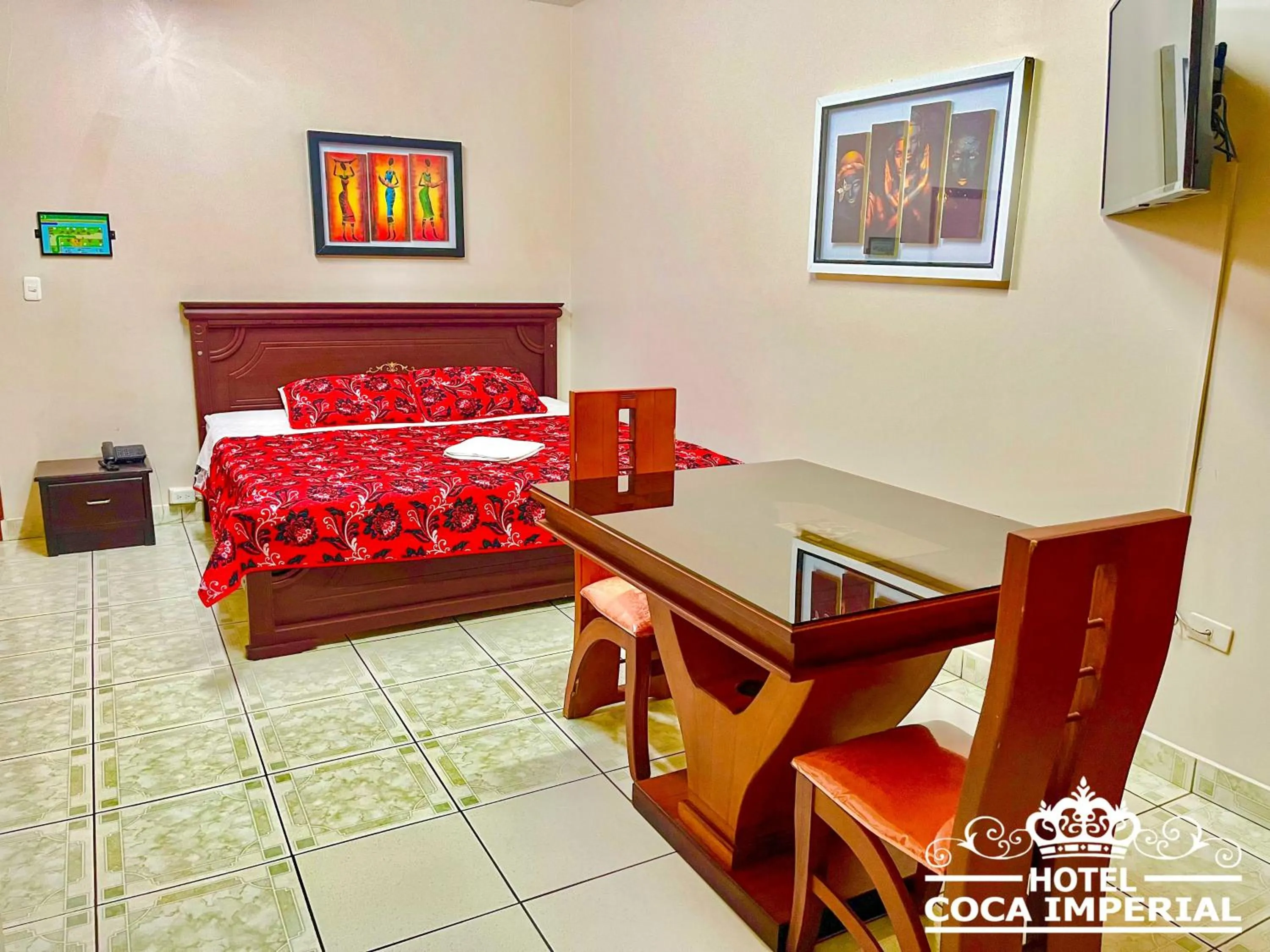 Bed in Hotel Coca Imperial